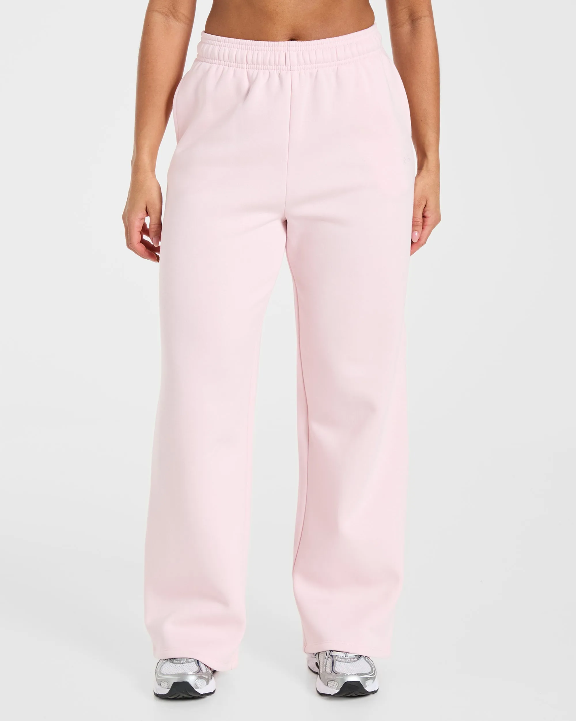 Lifestyle Oversized Straight Leg Joggers - Pastel Pink sold by AYBL