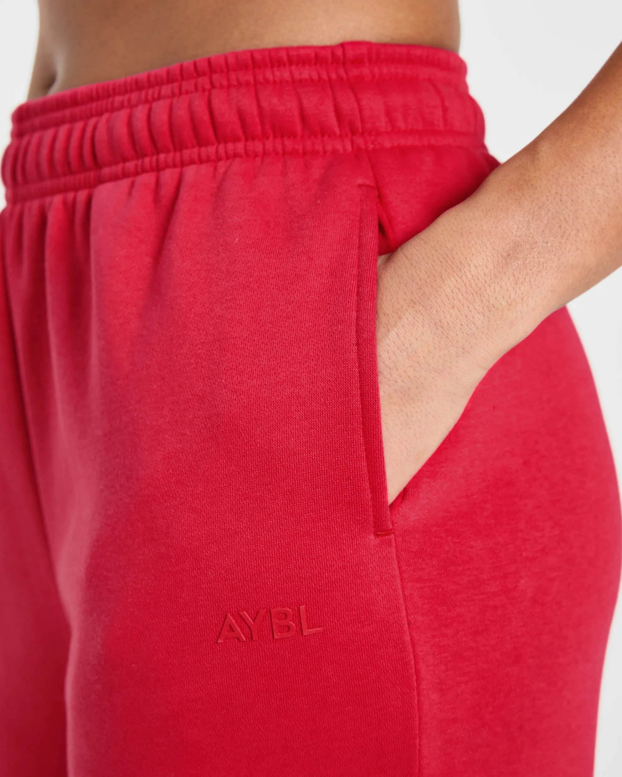 Lifestyle Oversized Straight Leg Joggers - Red sold by AYBL product image thumbnail 5