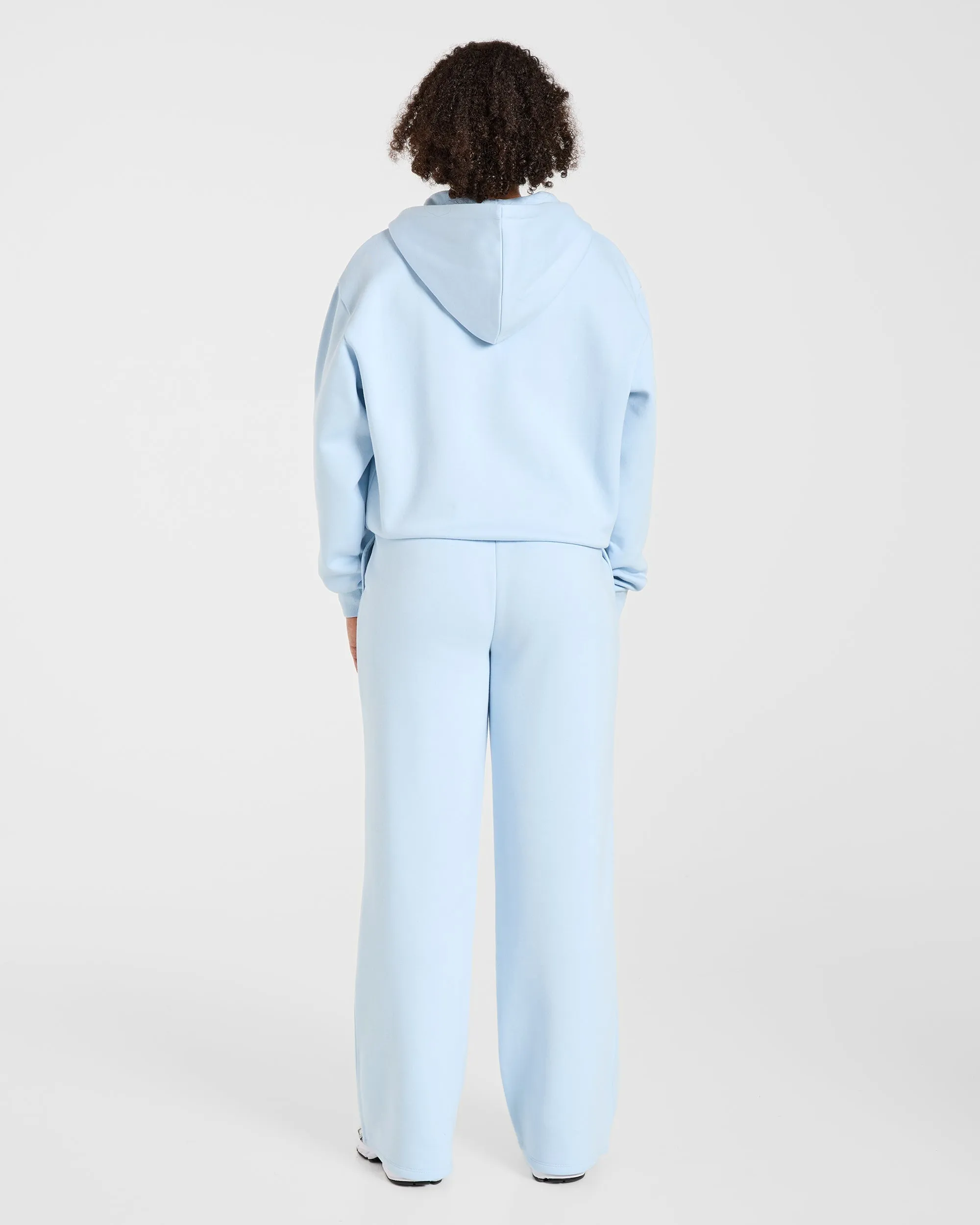 Lifestyle Oversized Zip Up Hoodie - Spring Blue sold by AYBL product image thumbnail 4
