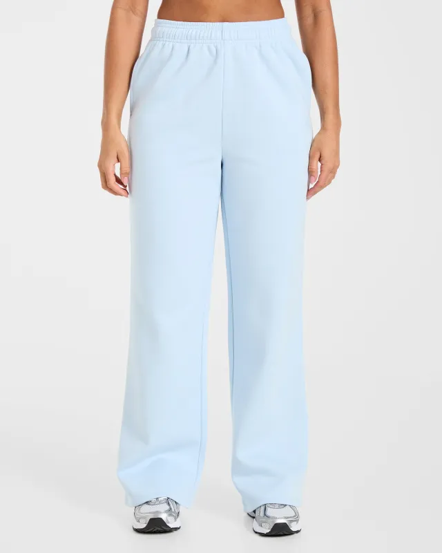 Lifestyle Oversized Straight Leg Joggers - Spring Blue made by AYBL