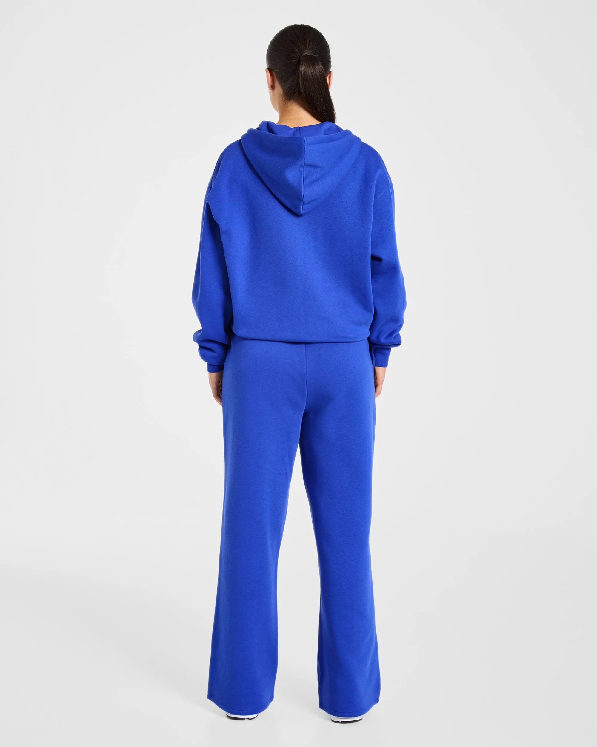 Lifestyle Oversized Zip Up Hoodie - Cobalt sold by AYBL product image thumbnail 4