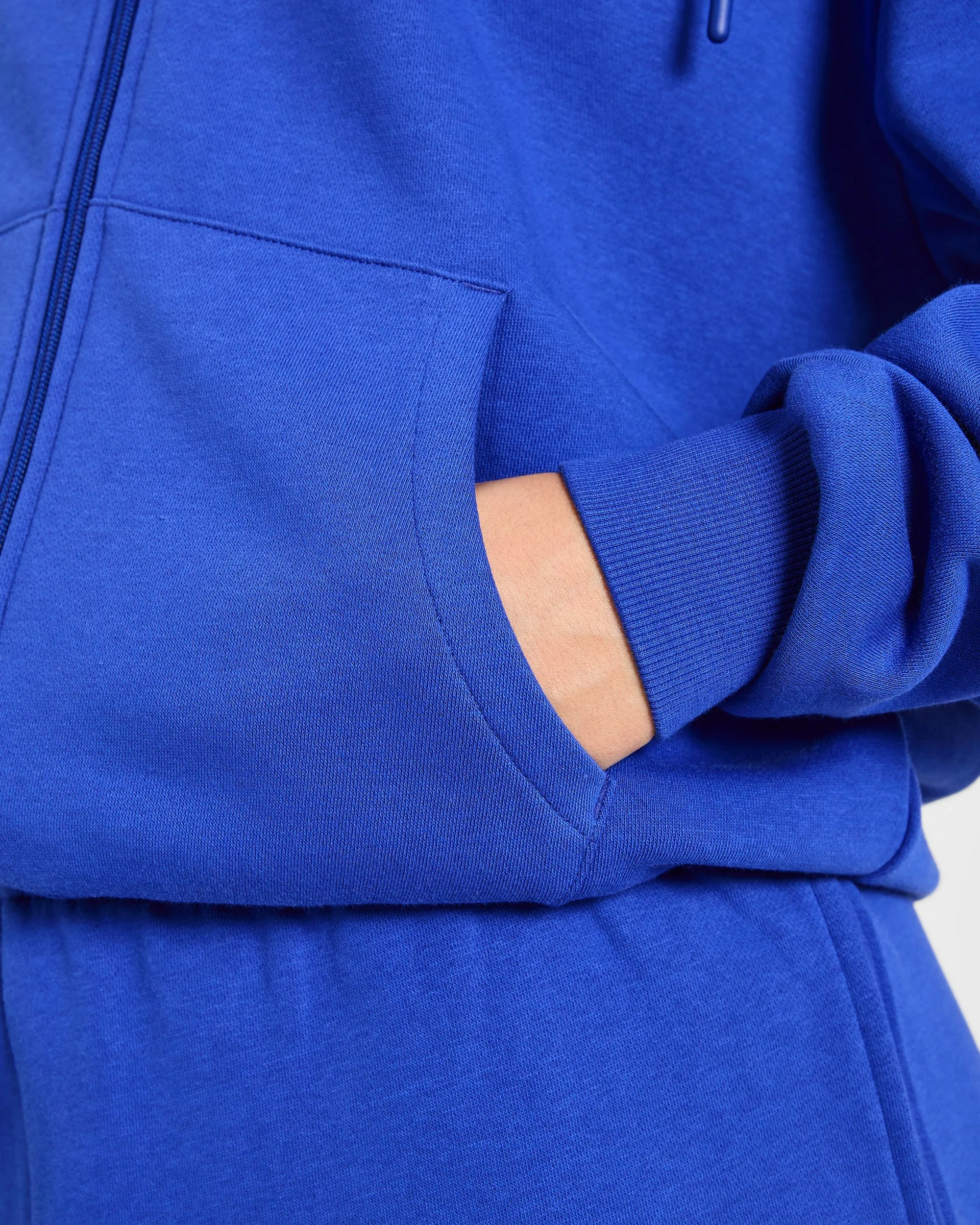 Lifestyle Oversized Zip Up Hoodie - Cobalt sold by AYBL product image thumbnail 5