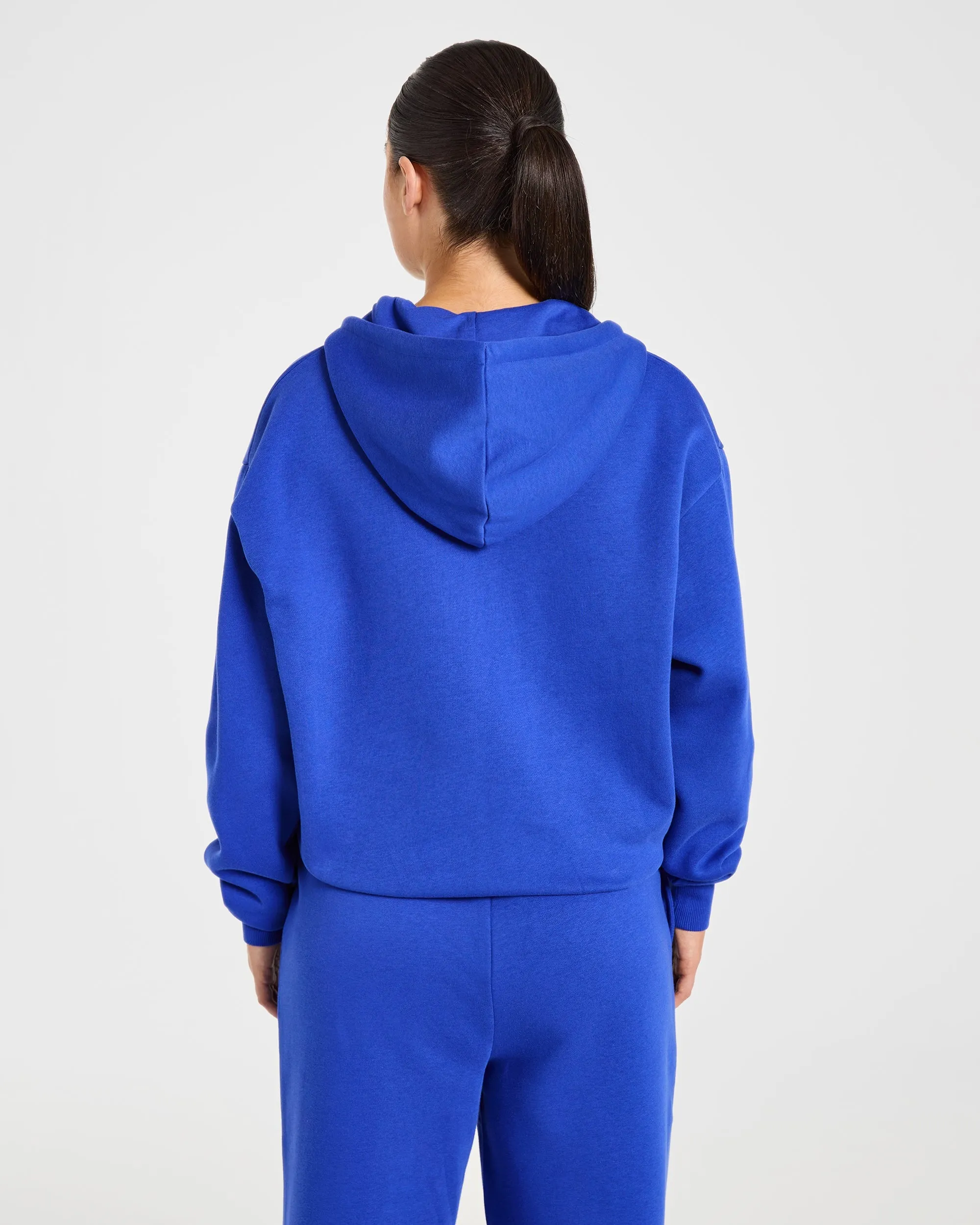 Lifestyle Oversized Zip Up Hoodie - Cobalt sold by AYBL product image thumbnail 2