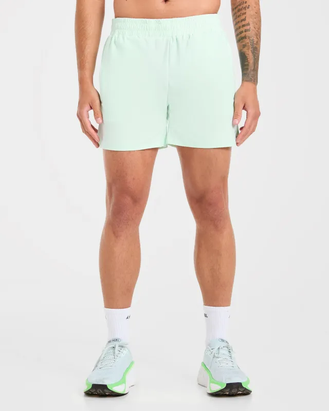 Run 5" Shorts - Cool Mint made by AYBL