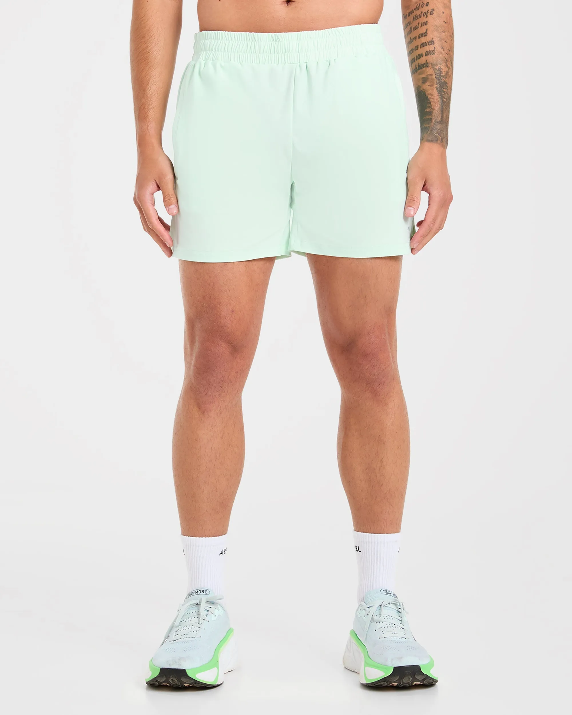 Run 5" Shorts - Cool Mint sold by AYBL