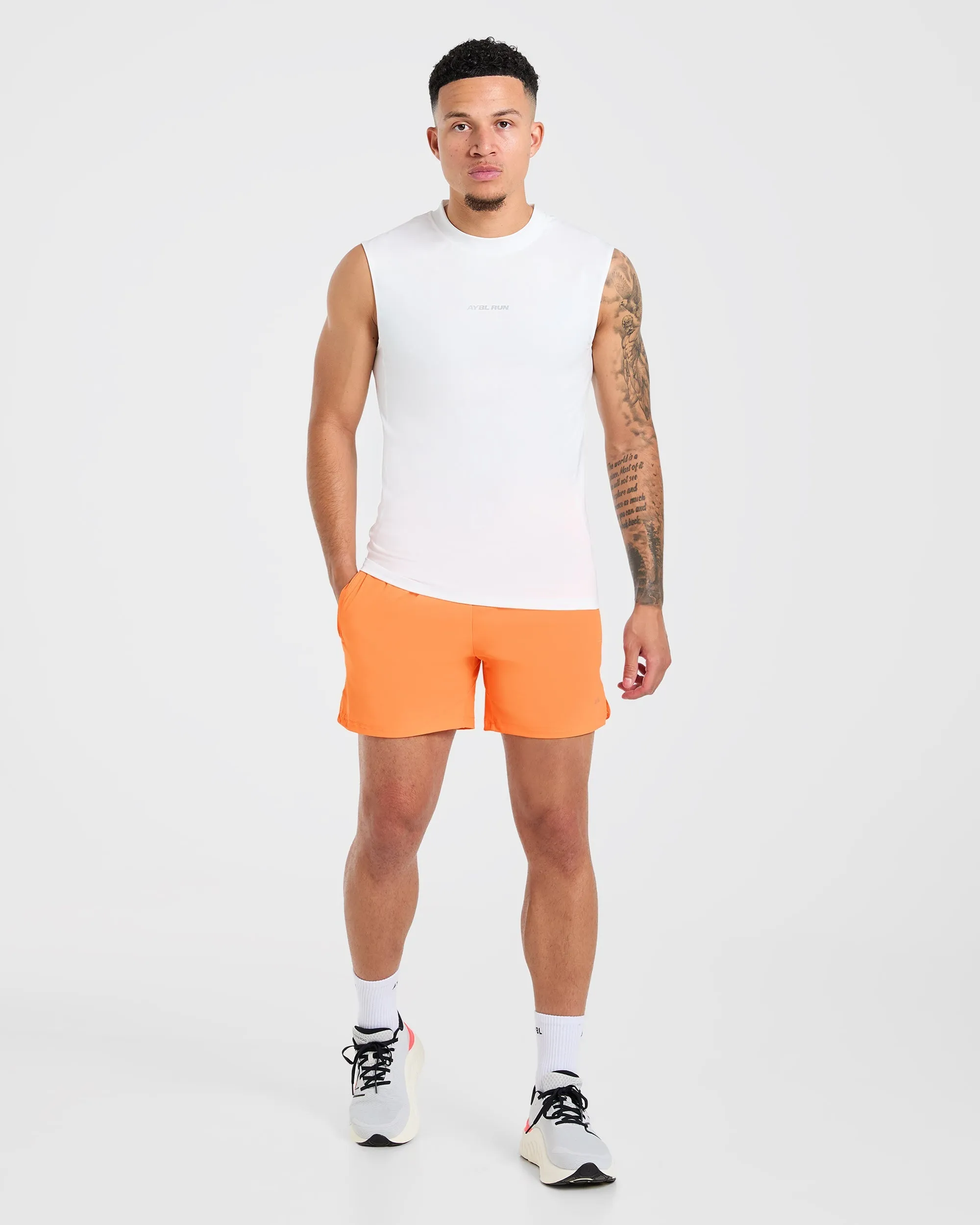 Run Slim Tank - White sold by AYBL product image thumbnail 3