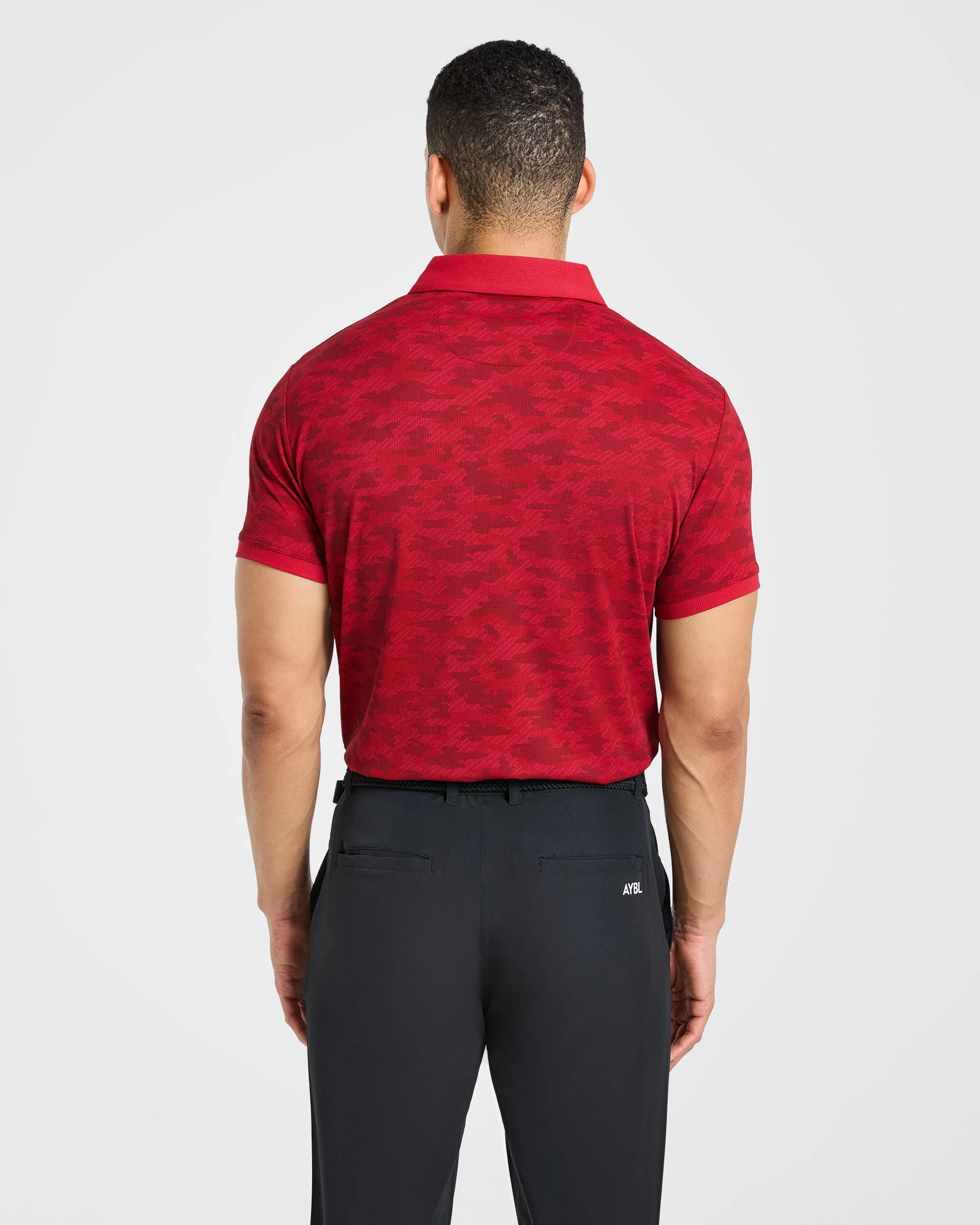 Precision Camo Polo - Muted Red sold by AYBL product image thumbnail 2