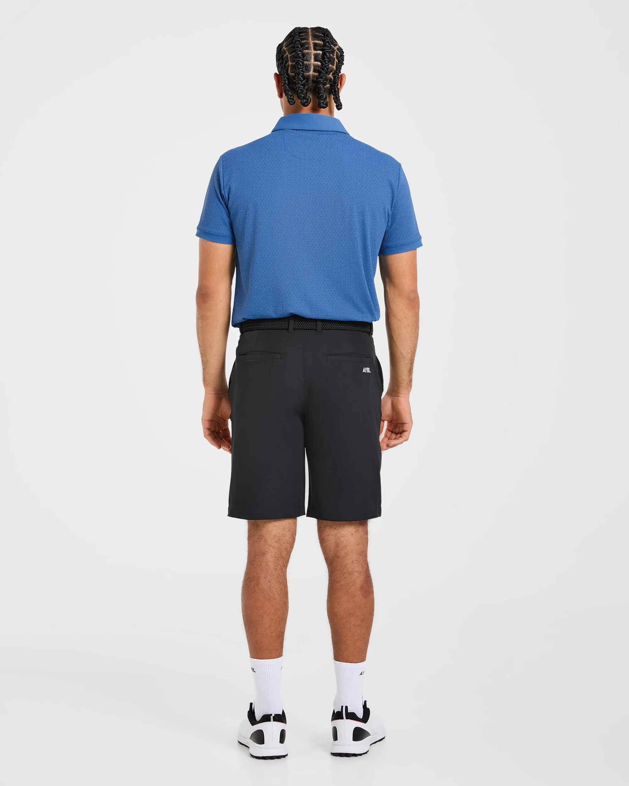 Precision Geometric Polo - Ocean Blue sold by AYBL product image thumbnail 4