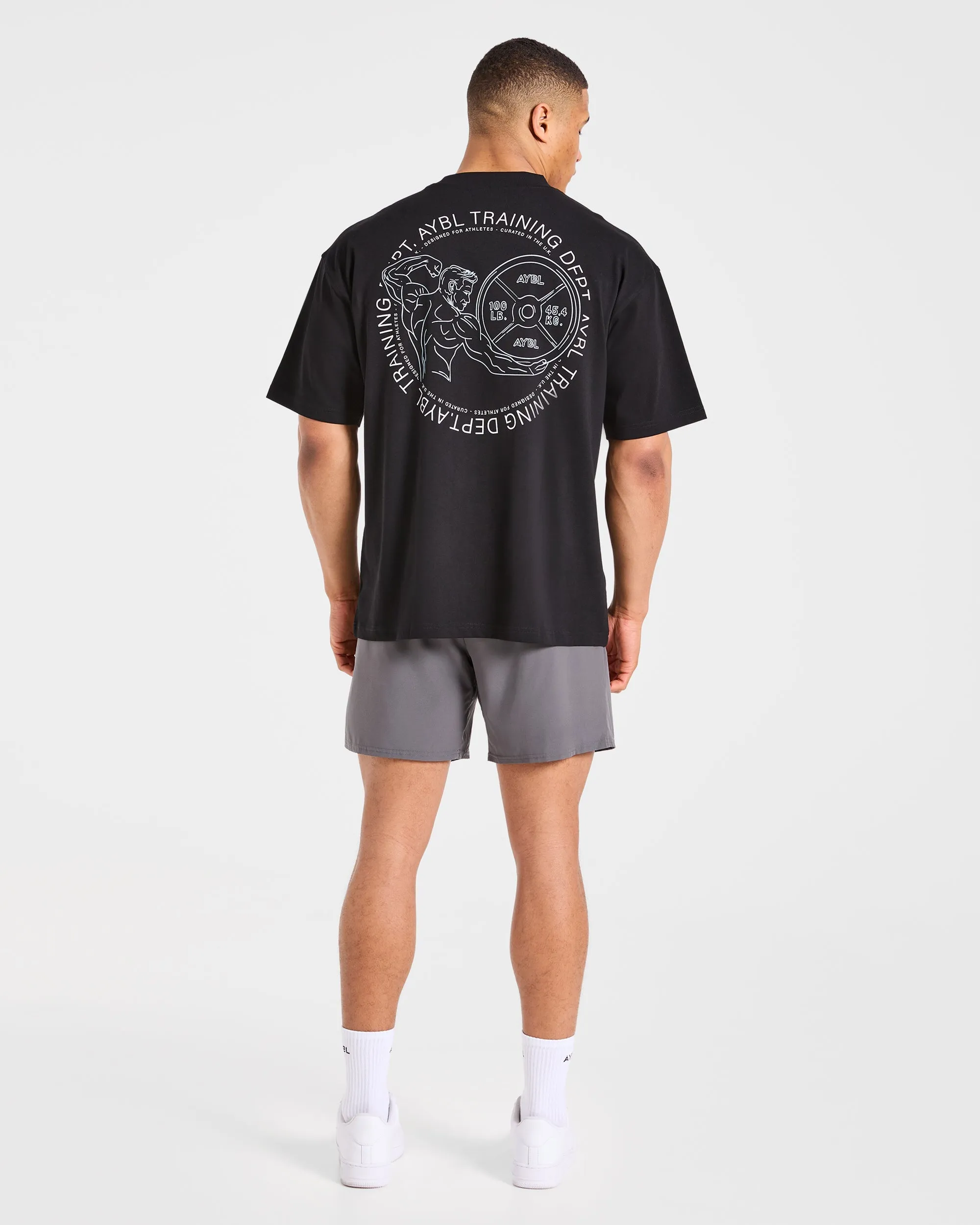 Training Dept. Illustration Oversized T Shirt - Black sold by AYBL product image thumbnail 4