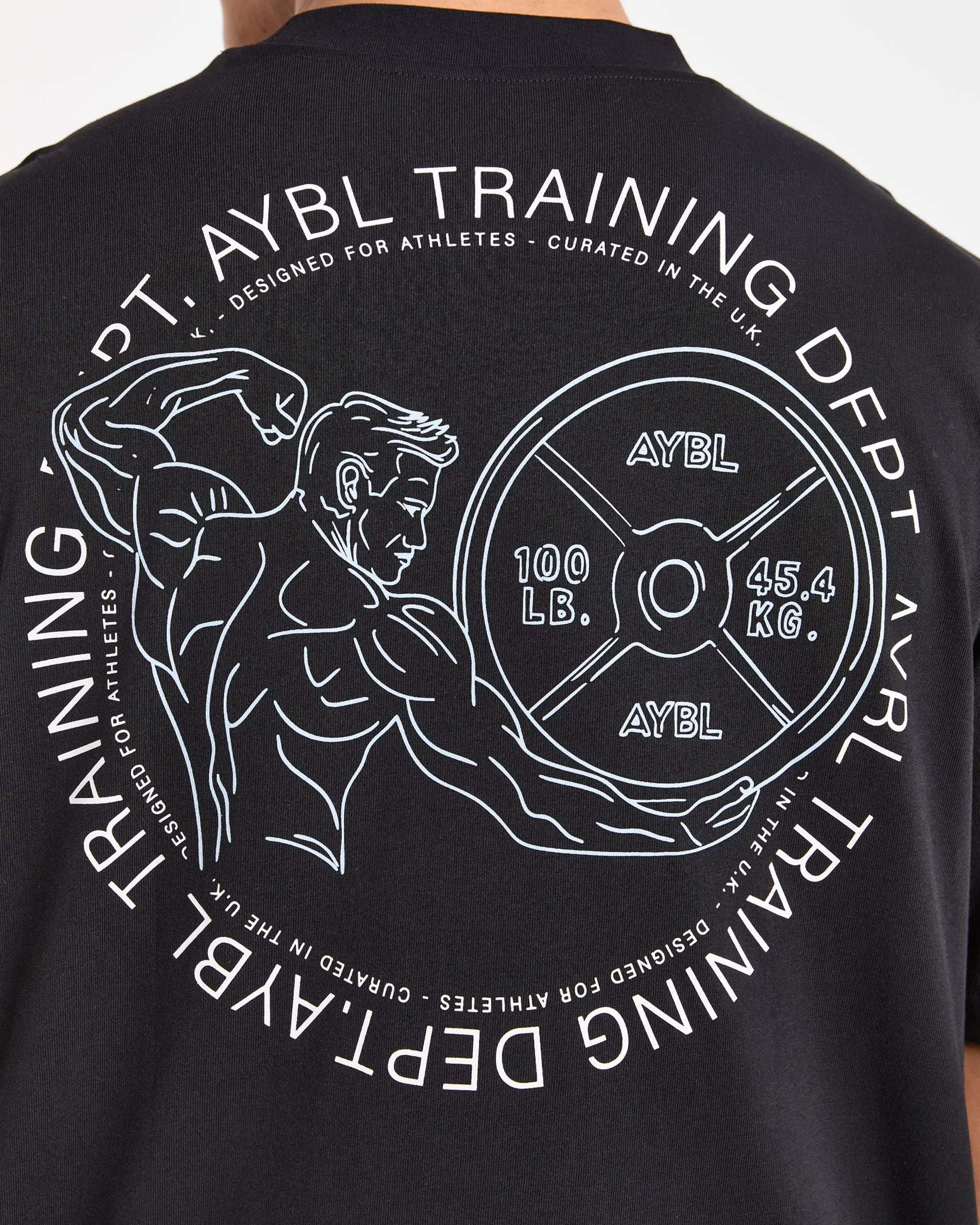 Training Dept. Illustration Oversized T Shirt - Black sold by AYBL product image thumbnail 5