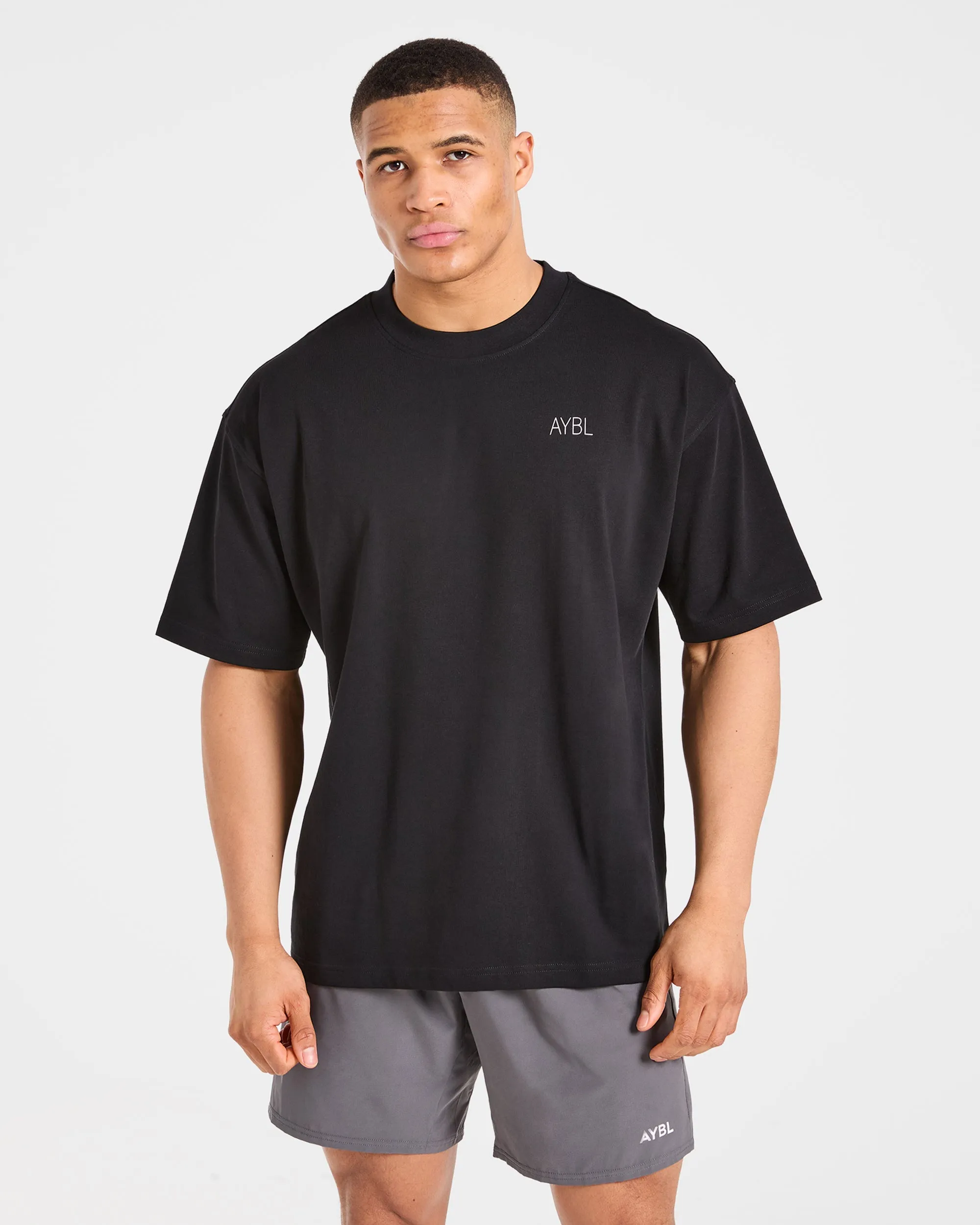 Training Dept. Illustration Oversized T Shirt - Black sold by AYBL product image thumbnail 2