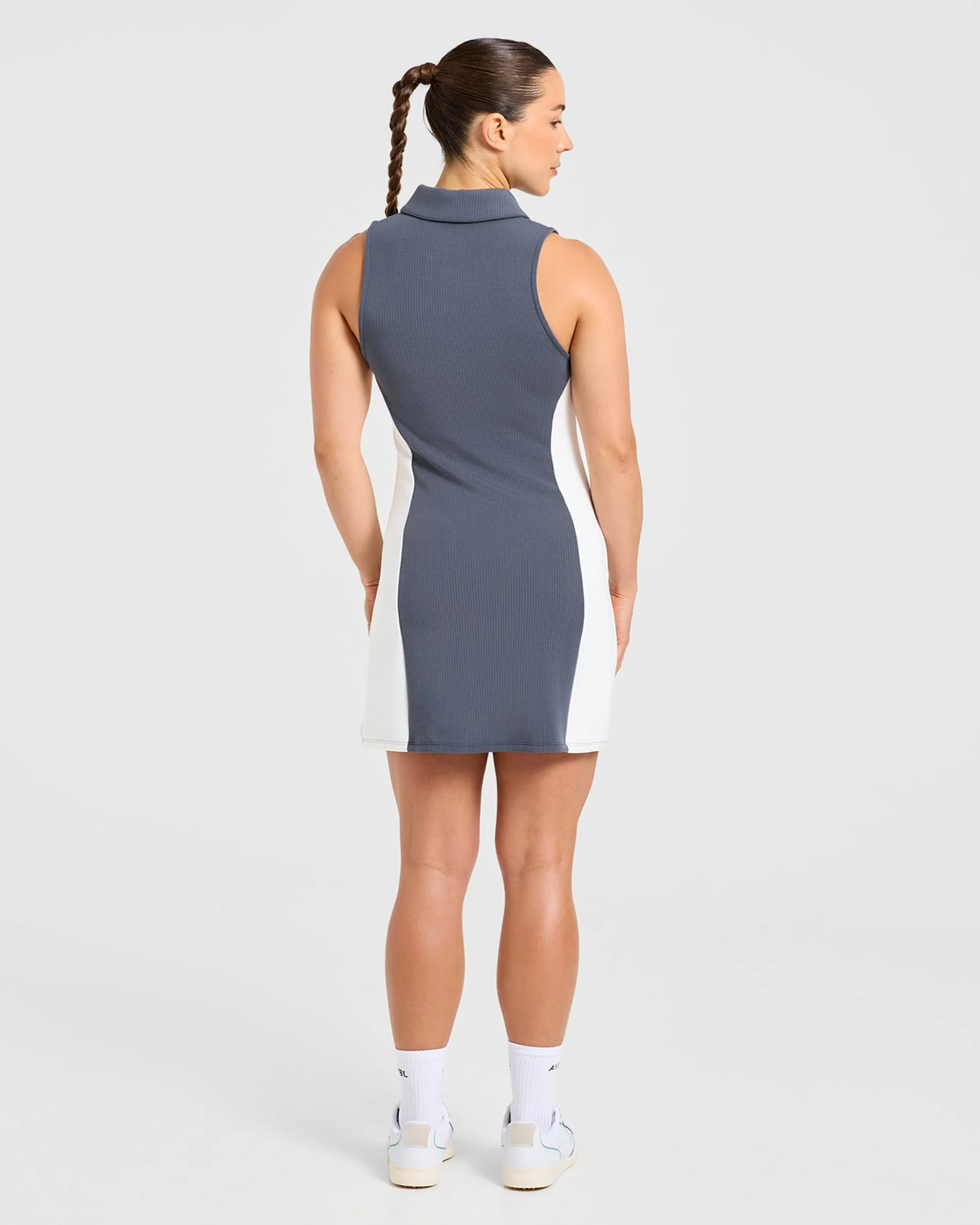 Signature Collar Dress - Steel Blue sold by AYBL product image thumbnail 4
