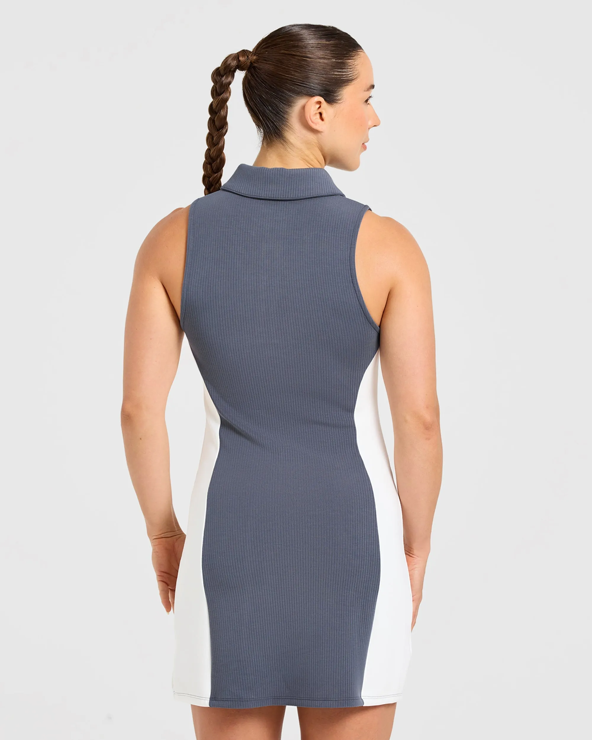 Signature Collar Dress - Steel Blue sold by AYBL product image thumbnail 2