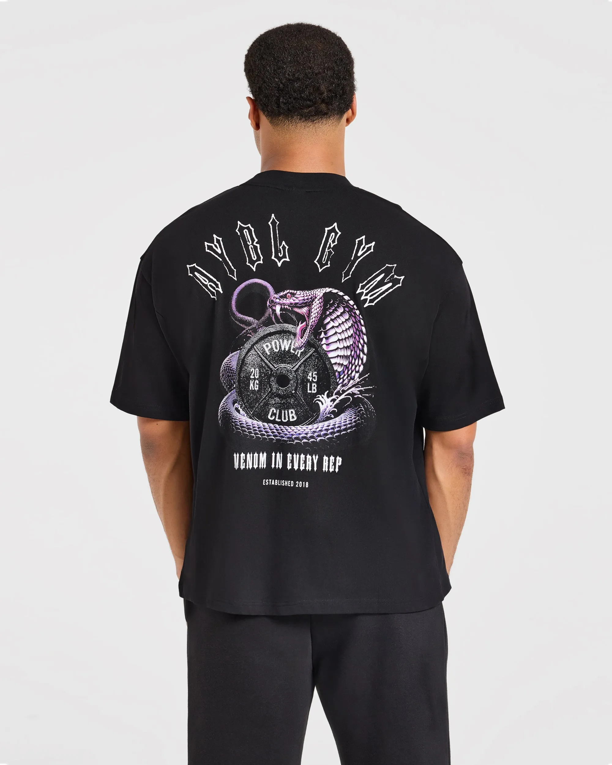 Venom In Every Rep Oversized T Shirt - Black sold by AYBL
