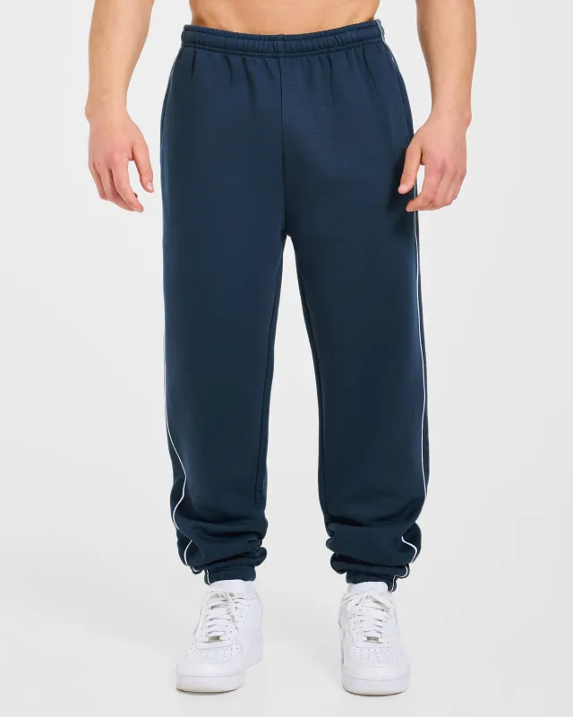 Restore Oversized Joggers - Navy Blue made by AYBL