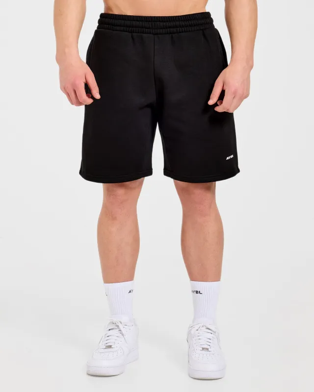Restore Oversized Shorts - Black made by AYBL