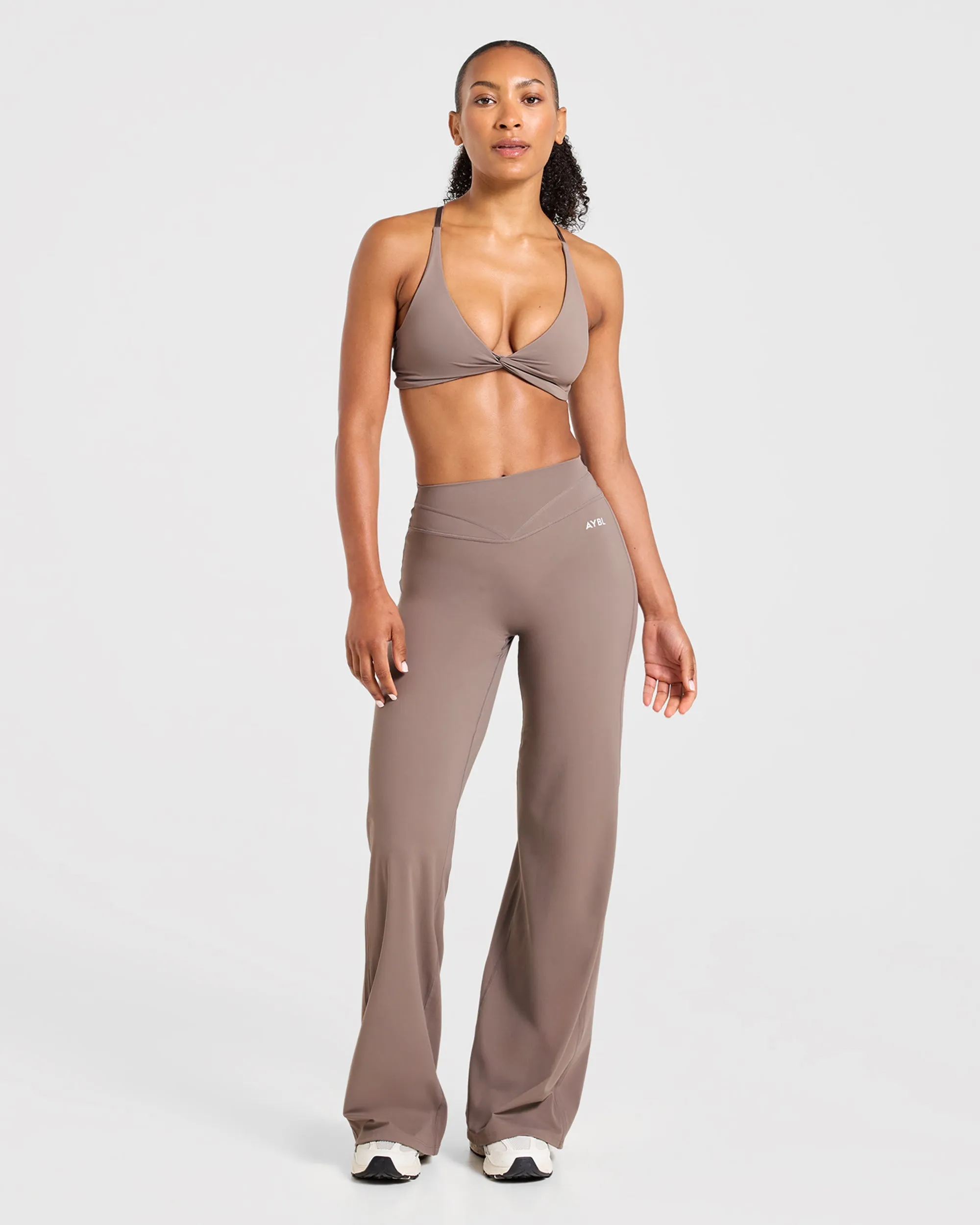 Engage Straight Leg Leggings - Warm Taupe sold by AYBL product image thumbnail 3
