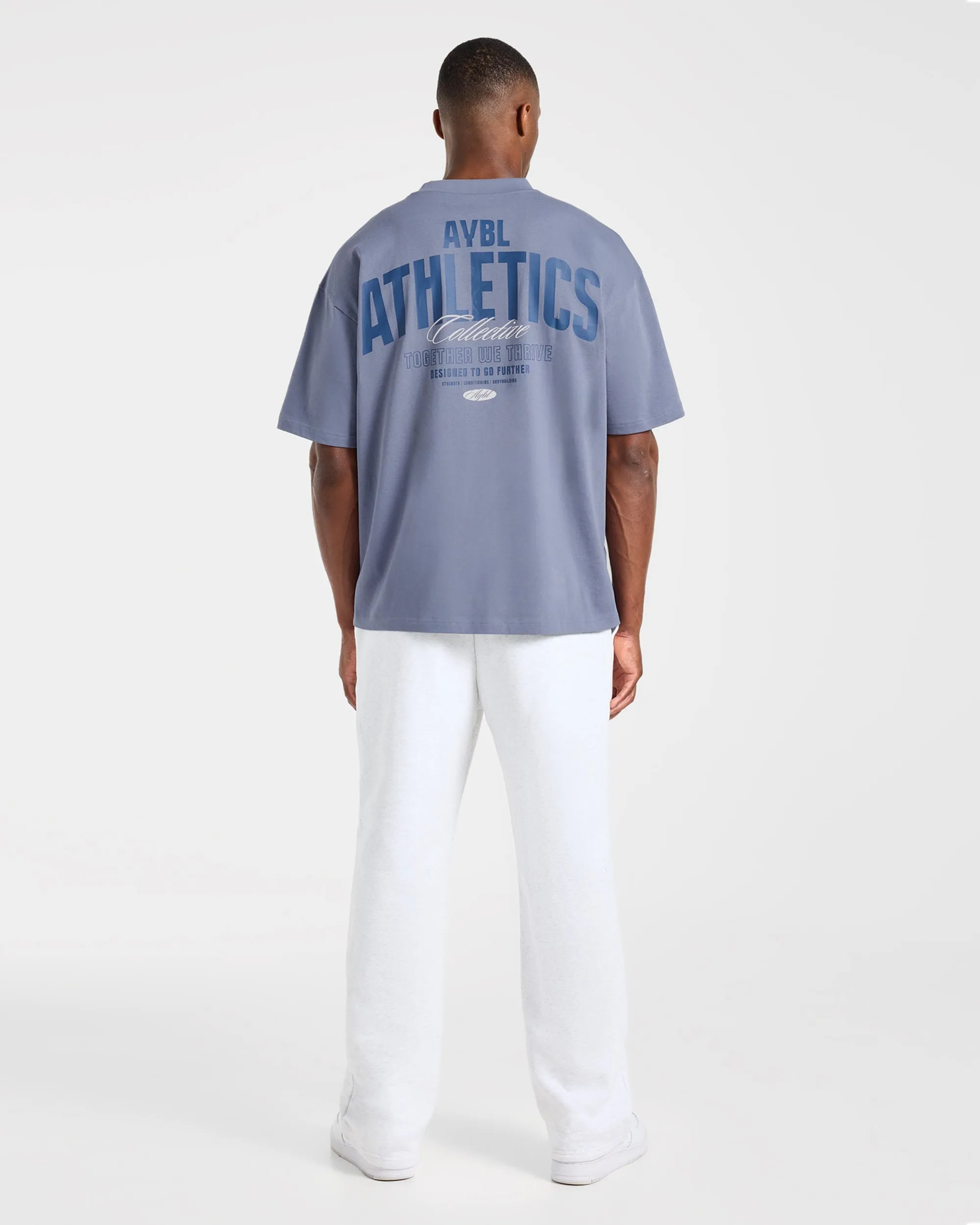 Script Collective Oversized T Shirt - Titanium Blue sold by AYBL product image thumbnail 4