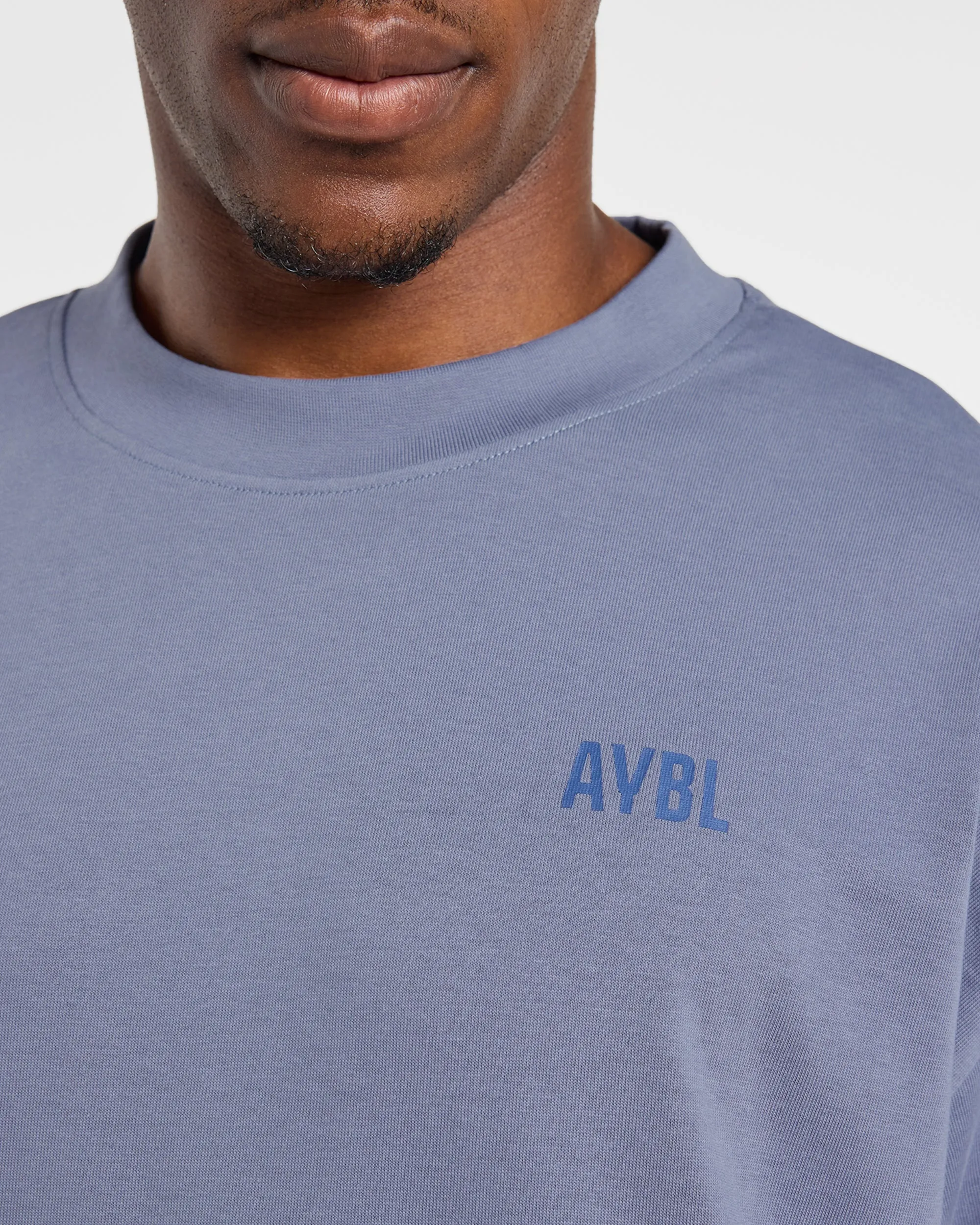 Script Collective Oversized T Shirt - Titanium Blue sold by AYBL product image thumbnail 5