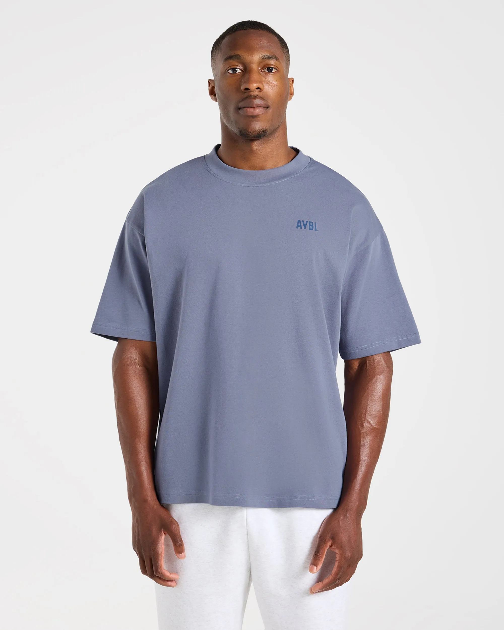 Script Collective Oversized T Shirt - Titanium Blue sold by AYBL product image thumbnail 2