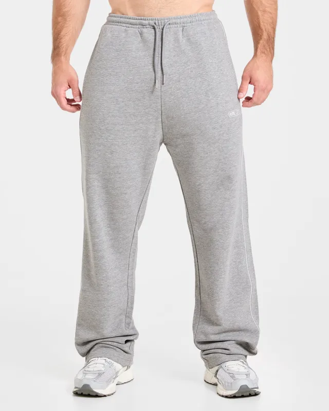 Cam Kissel x Oversized Straight Leg Joggers - Mid Marl Grey made by AYBL