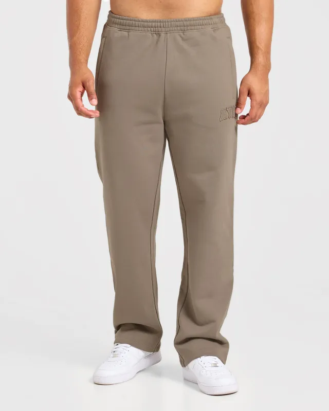 Effortless Oversized Straight Leg Joggers - Deep Ecru made by AYBL