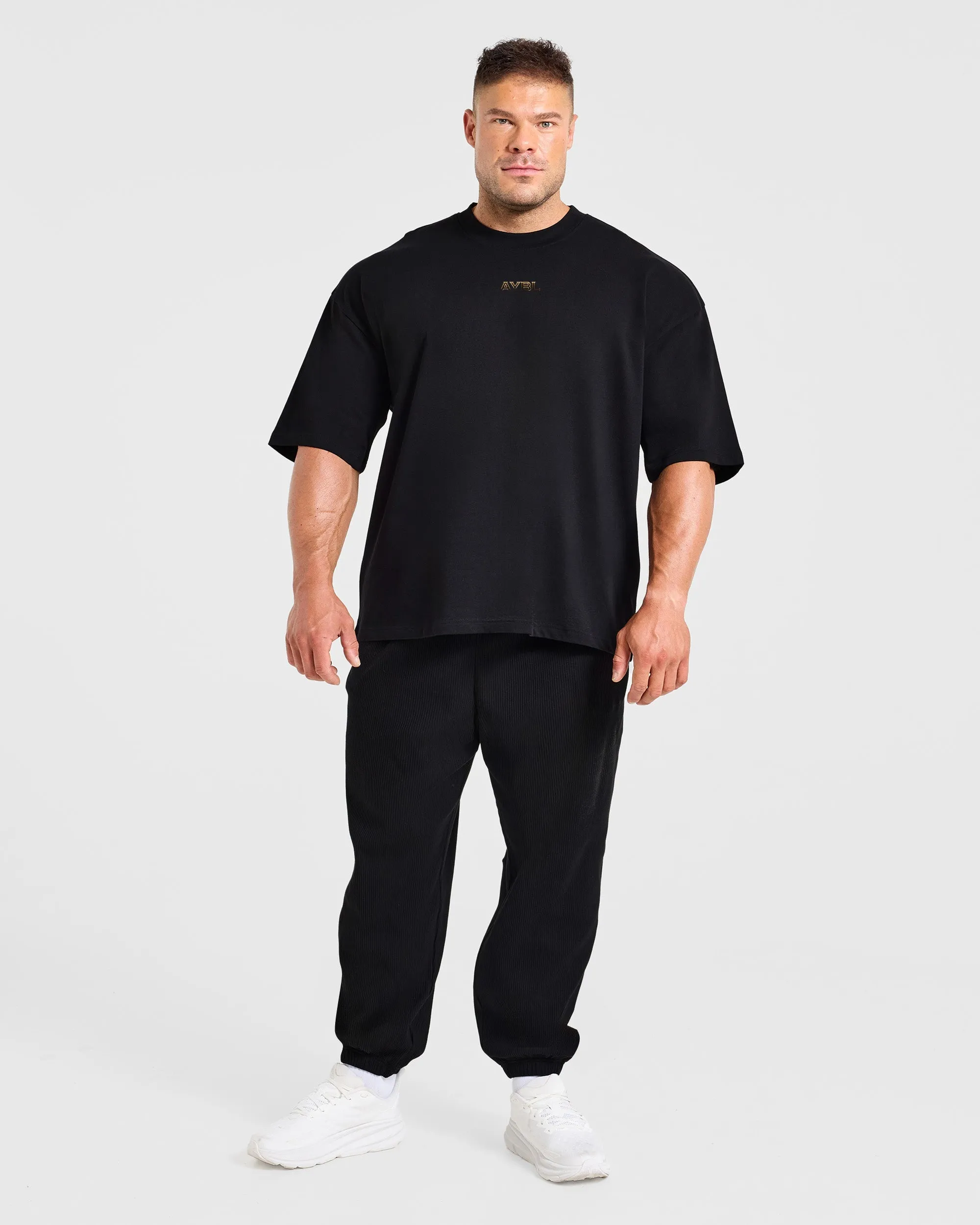 Wesley Vissers x Golden Pursuit Oversized T Shirt - Black sold by AYBL product image thumbnail 3