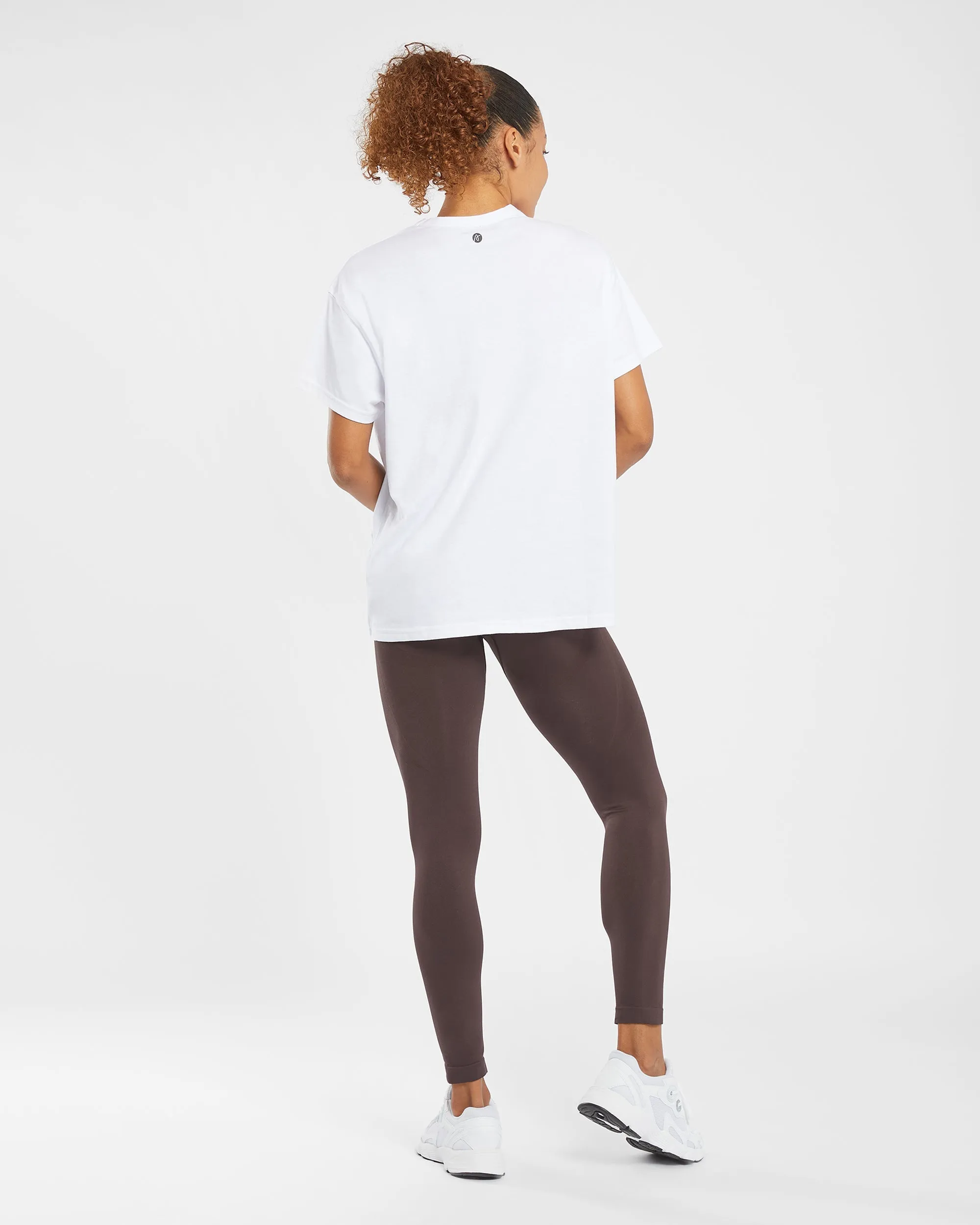 Essentials Oversized T Shirt - White sold by AYBL product image thumbnail 4