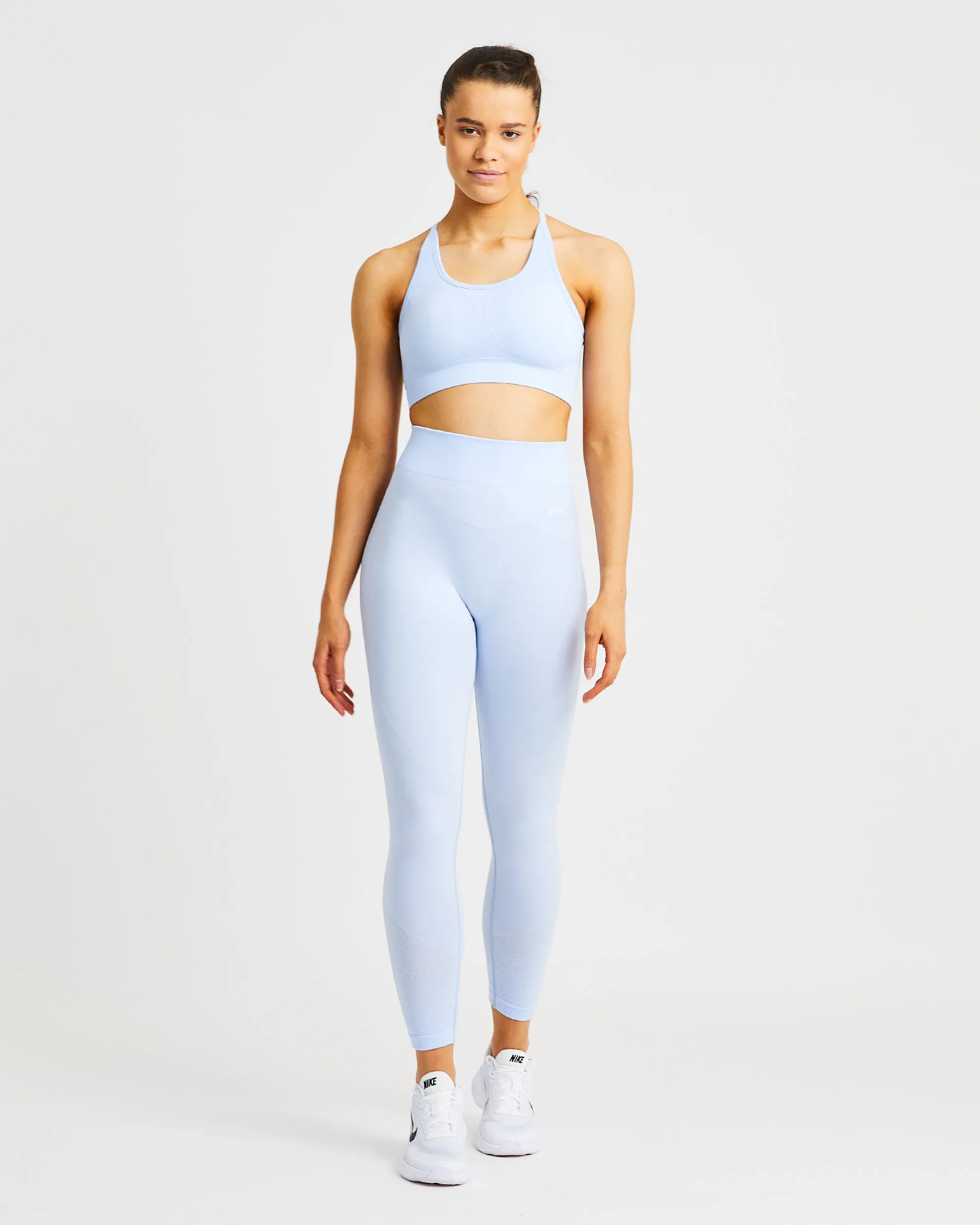 Motion Seamless Sports Bra - Sky Blue sold by AYBL product image thumbnail 3