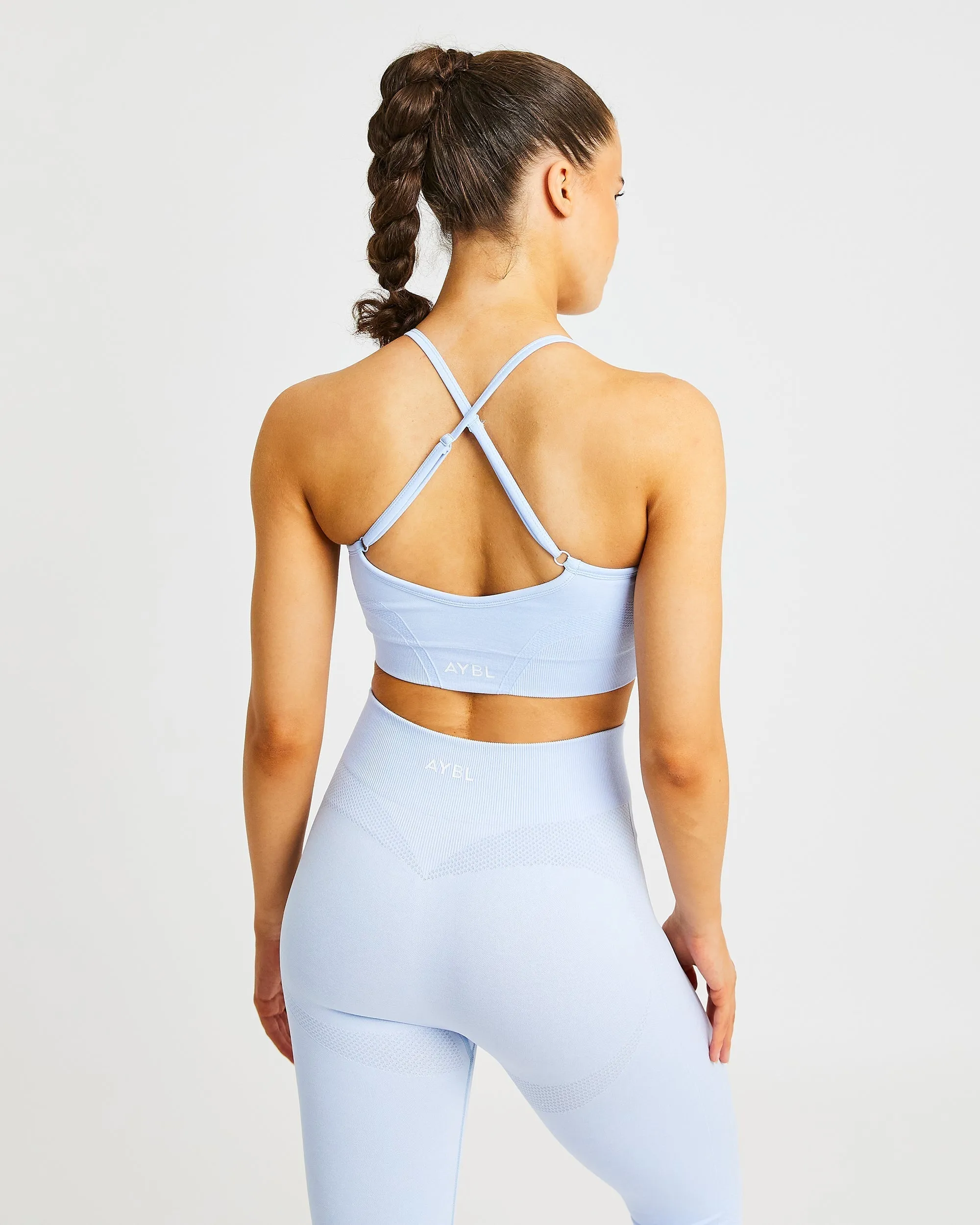 Motion Seamless Sports Bra - Sky Blue sold by AYBL product image thumbnail 2
