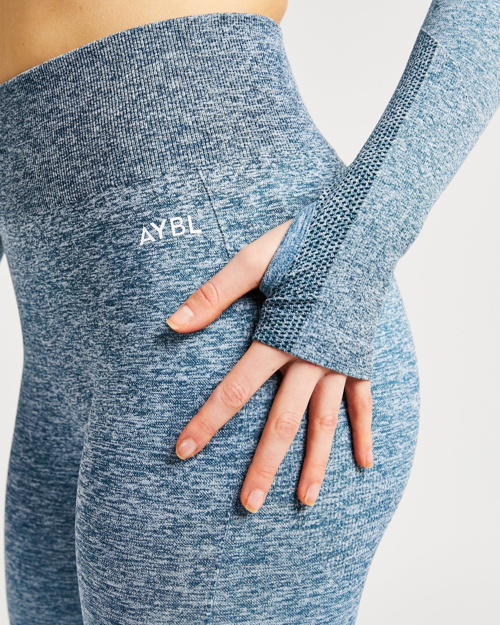 Pulse Ombré Seamless Leggings - Teal sold by AYBL product image thumbnail 6