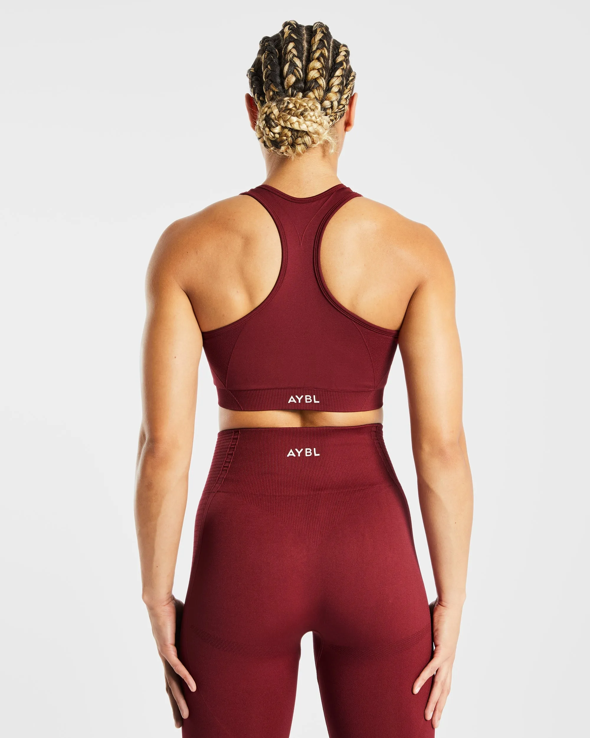 Balance V2 Seamless Sports Bra - Rumba Red sold by AYBL product image thumbnail 2