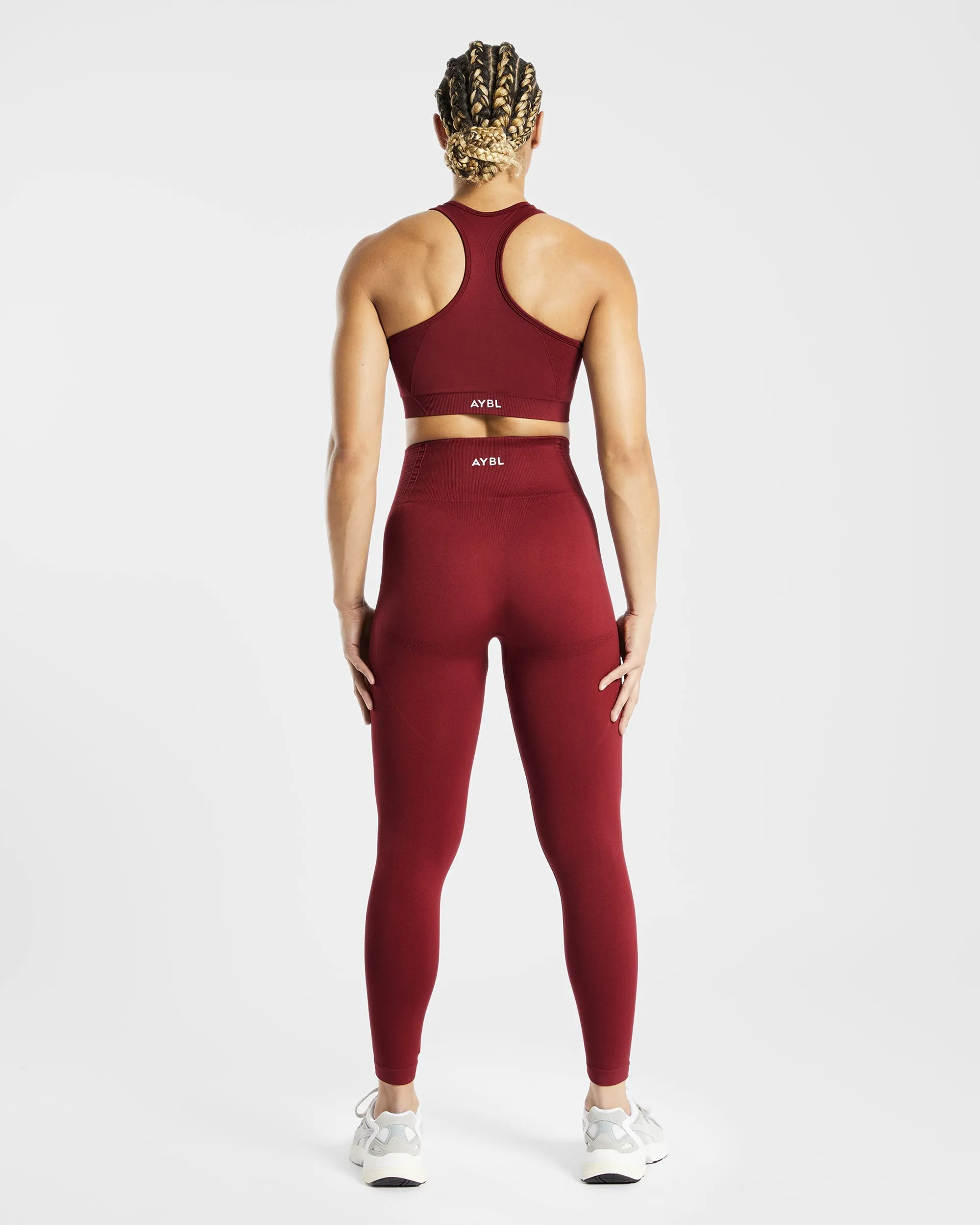Balance V2 Seamless Sports Bra - Rumba Red sold by AYBL product image thumbnail 4