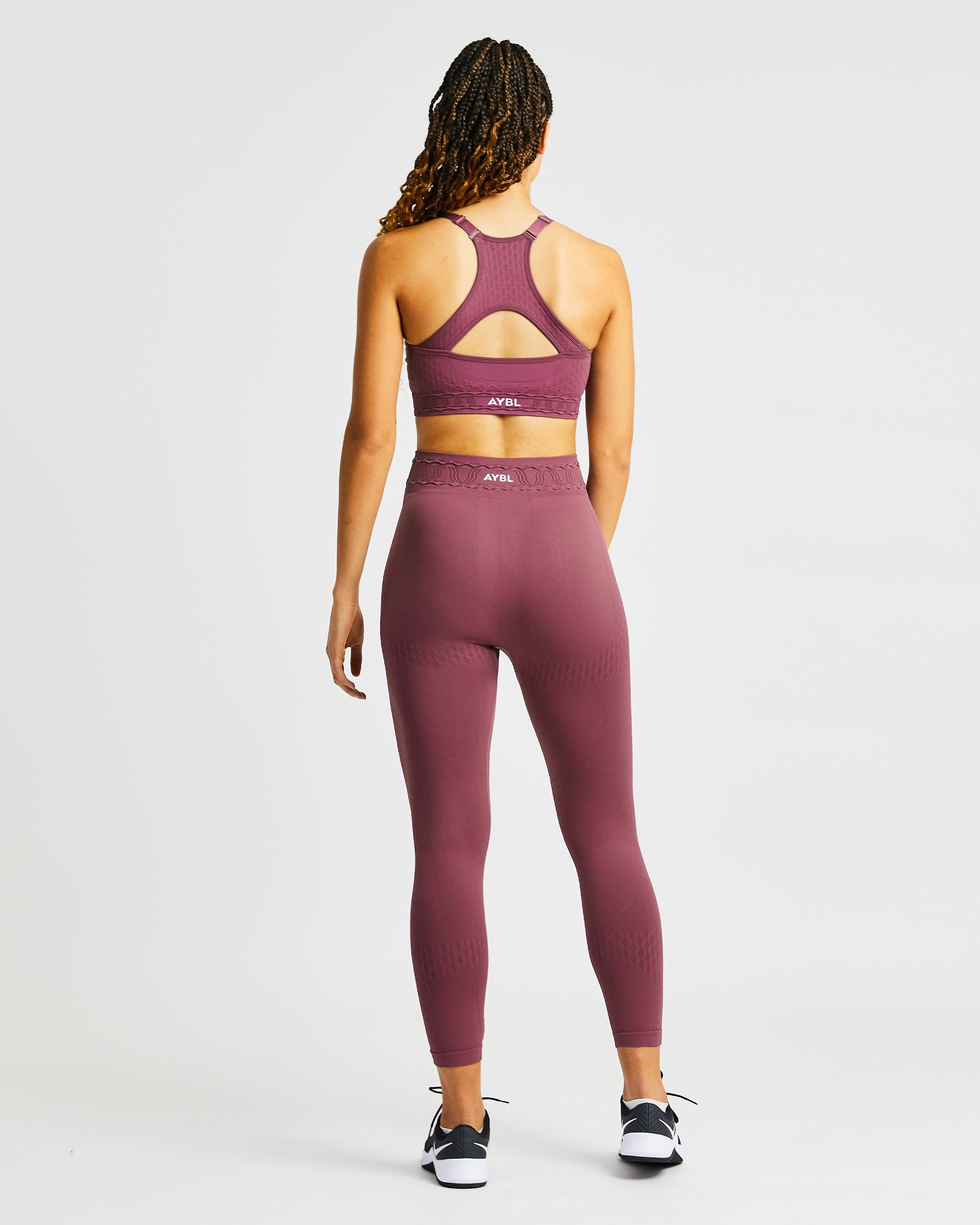 Elevate Seamless Leggings - Rose sold by AYBL product image thumbnail 4