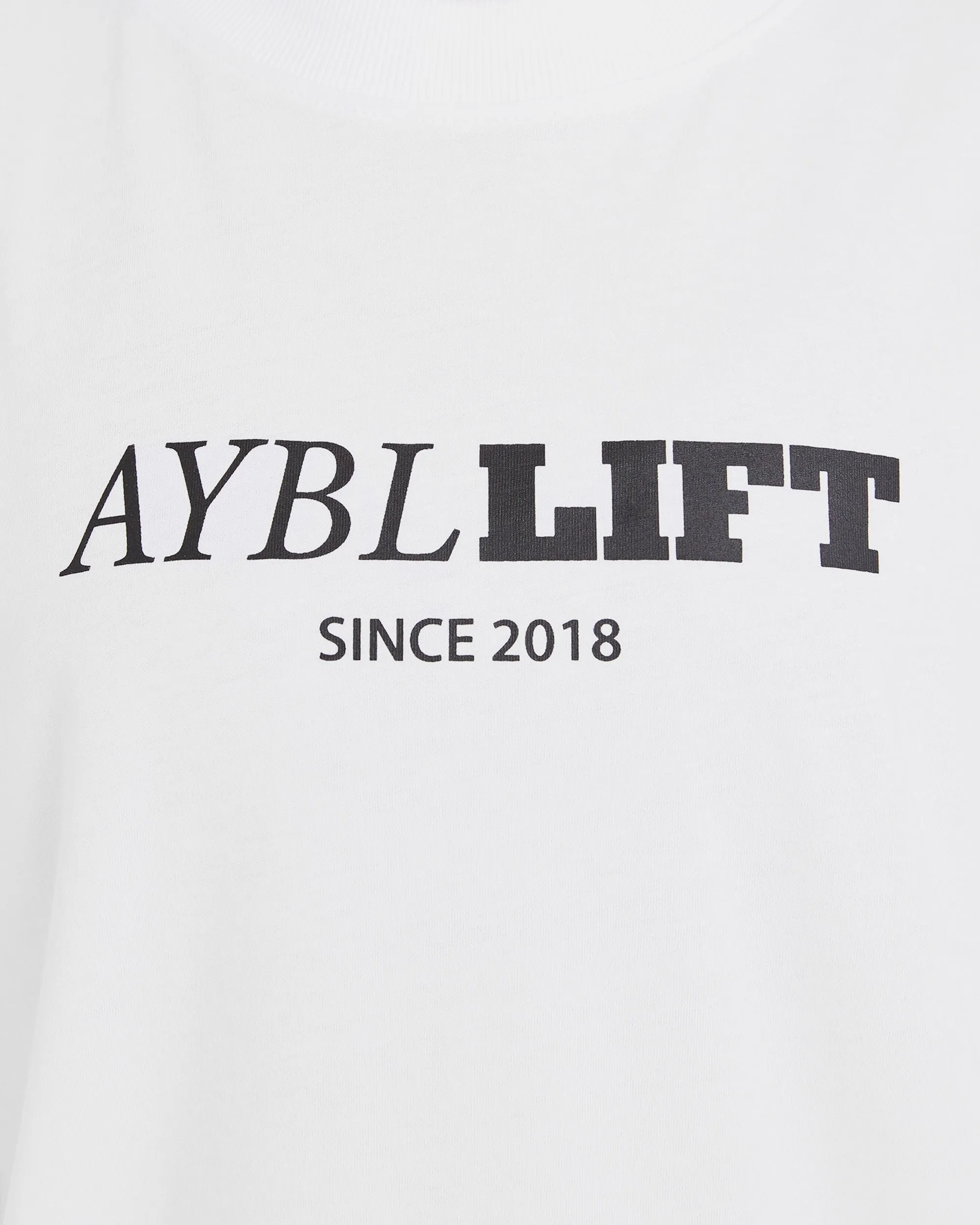 AYBL Lift Oversized T Shirt - White sold by AYBL product image thumbnail 5