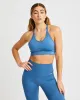 Reform Seamless Sports Bra - Petrol Blue sold by AYBL