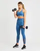 Reform Seamless Sports Bra - Petrol Blue sold by AYBL
