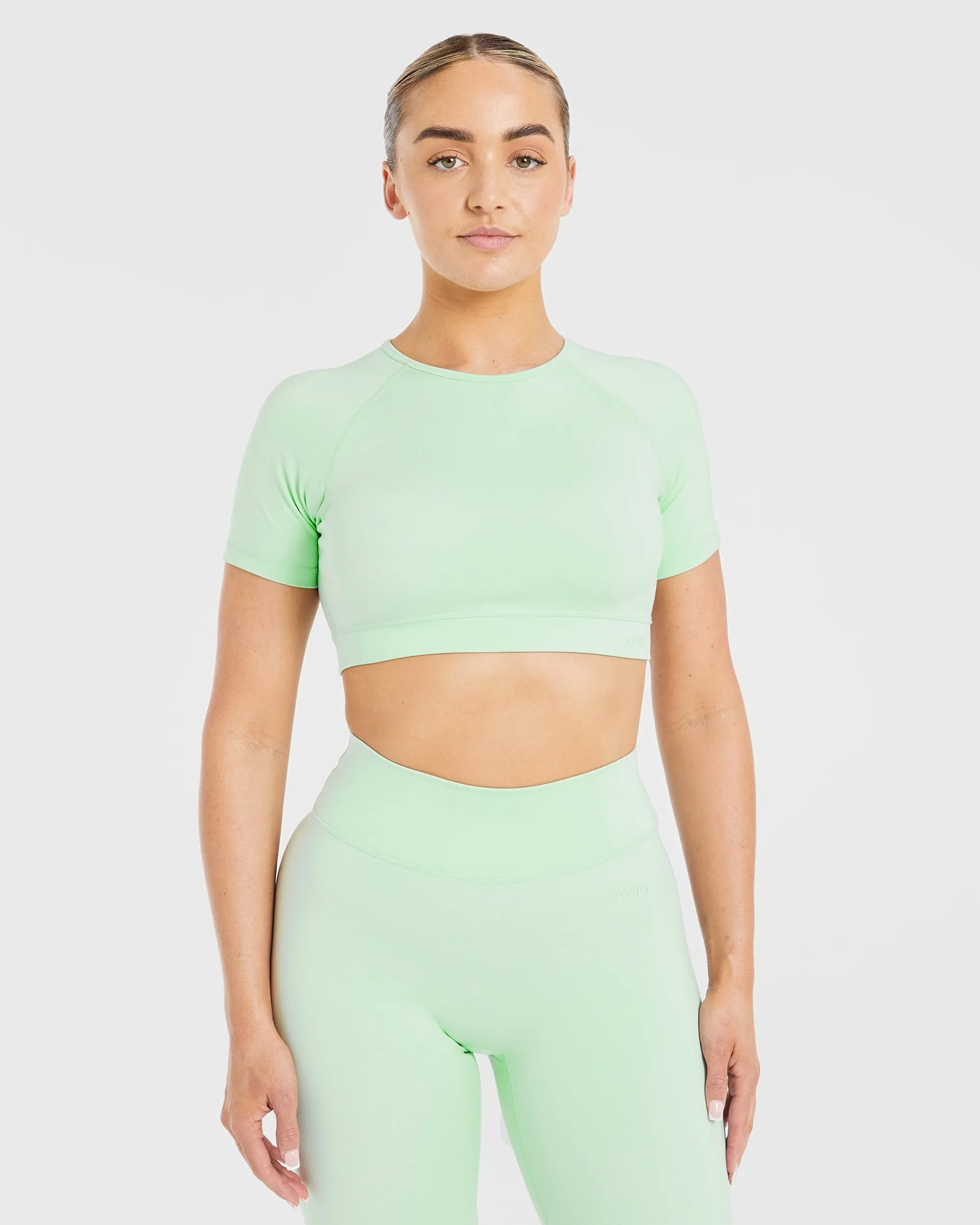 Staple Crop Top - Mint Green sold by AYBL