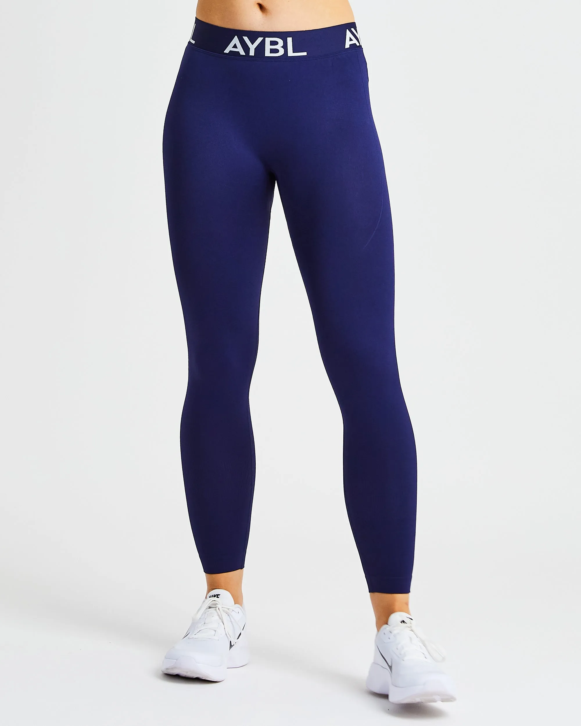 Staple Seamless Low Rise Leggings - Navy sold by AYBL