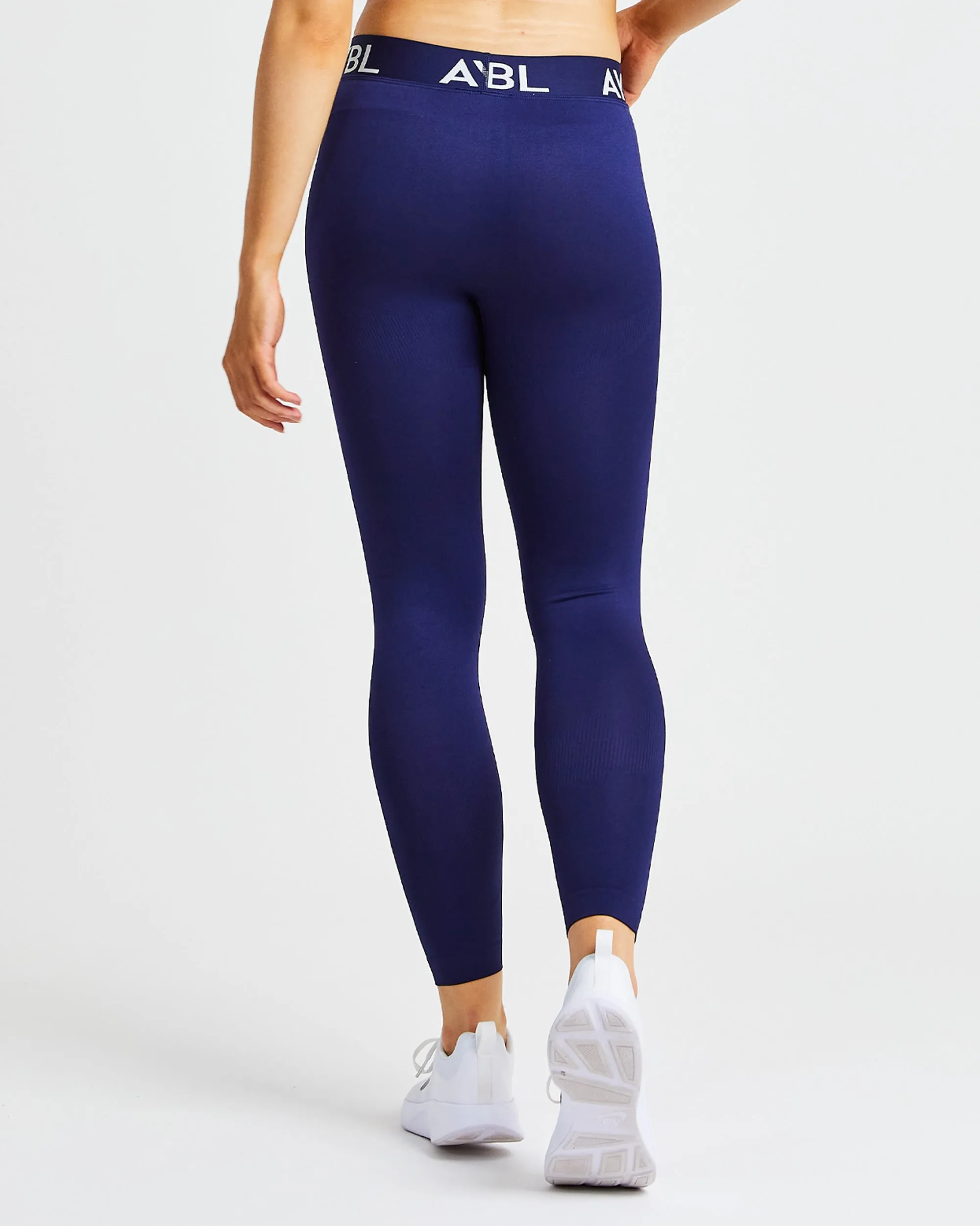Staple Seamless Low Rise Leggings - Navy sold by AYBL product image thumbnail 2