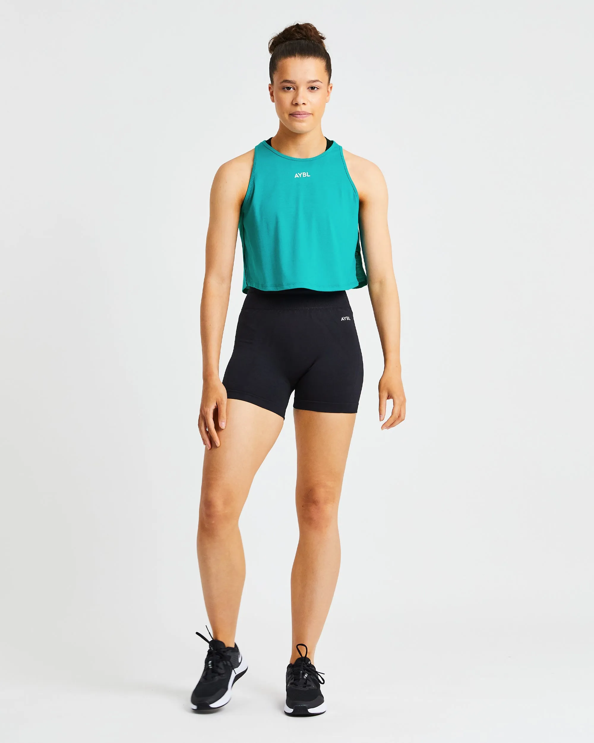 Strive Crop Vest - Turquoise sold by AYBL product image thumbnail 3