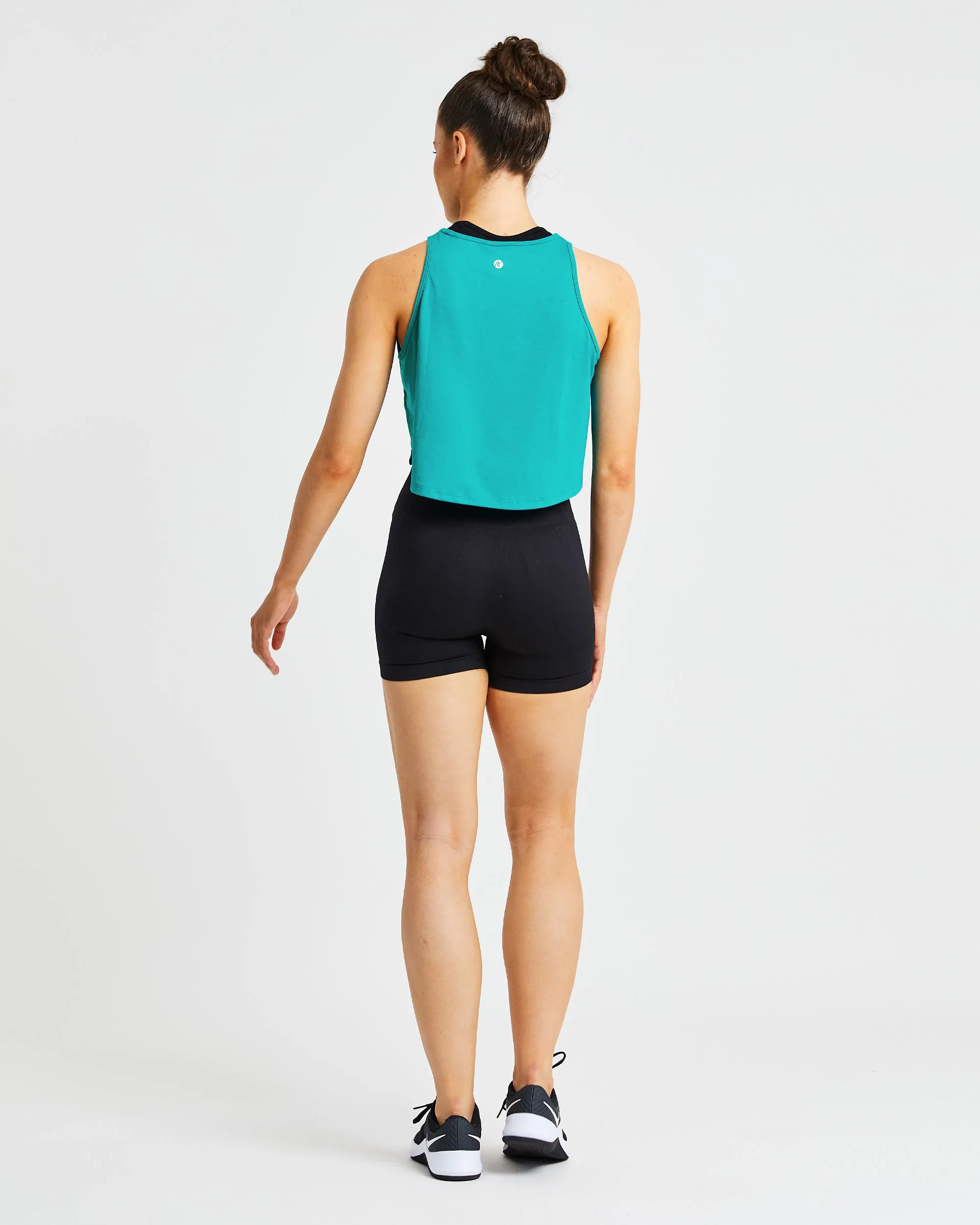 Strive Crop Vest - Turquoise sold by AYBL product image thumbnail 4