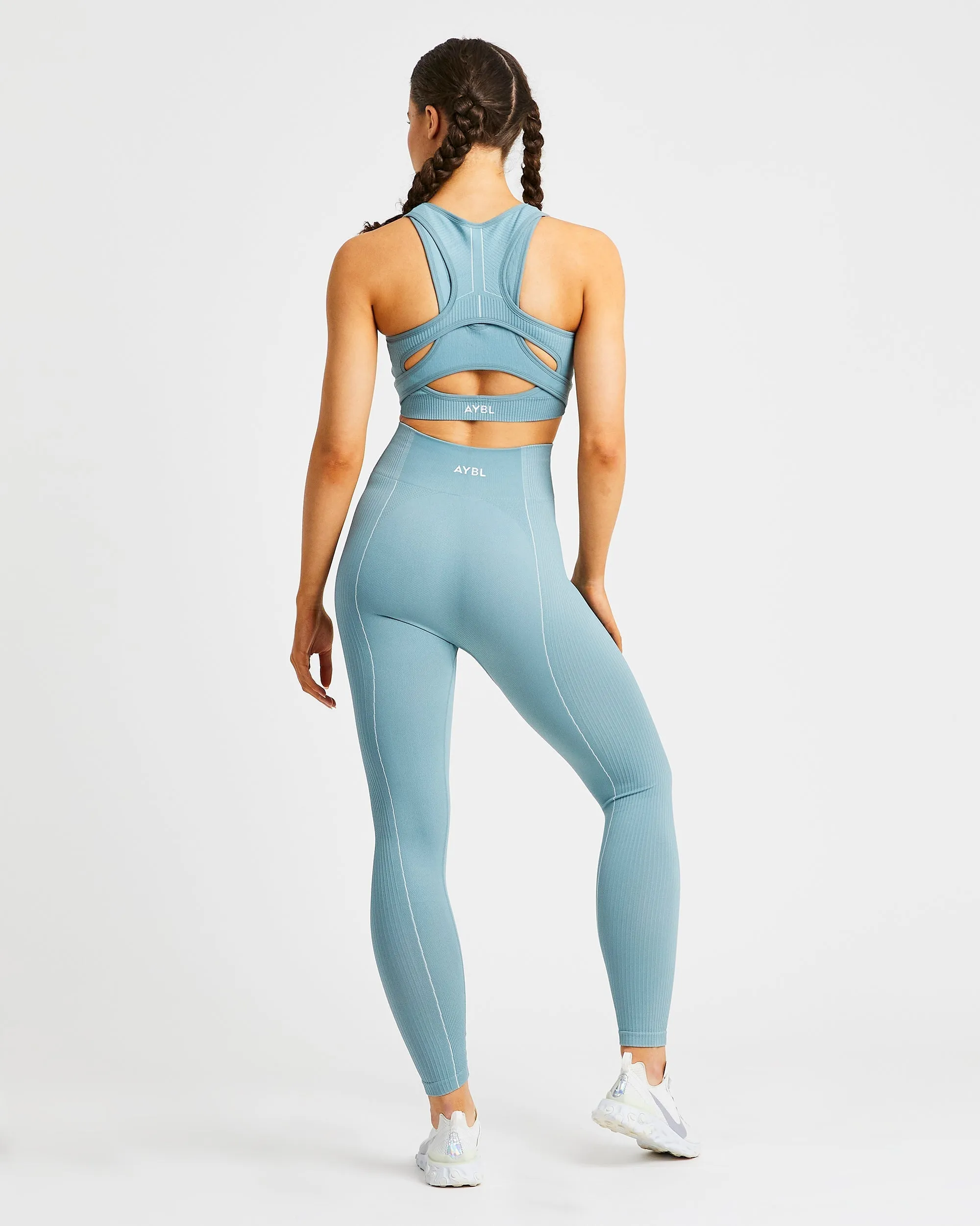 Reflex Seamless Leggings - Teal sold by AYBL product image thumbnail 4