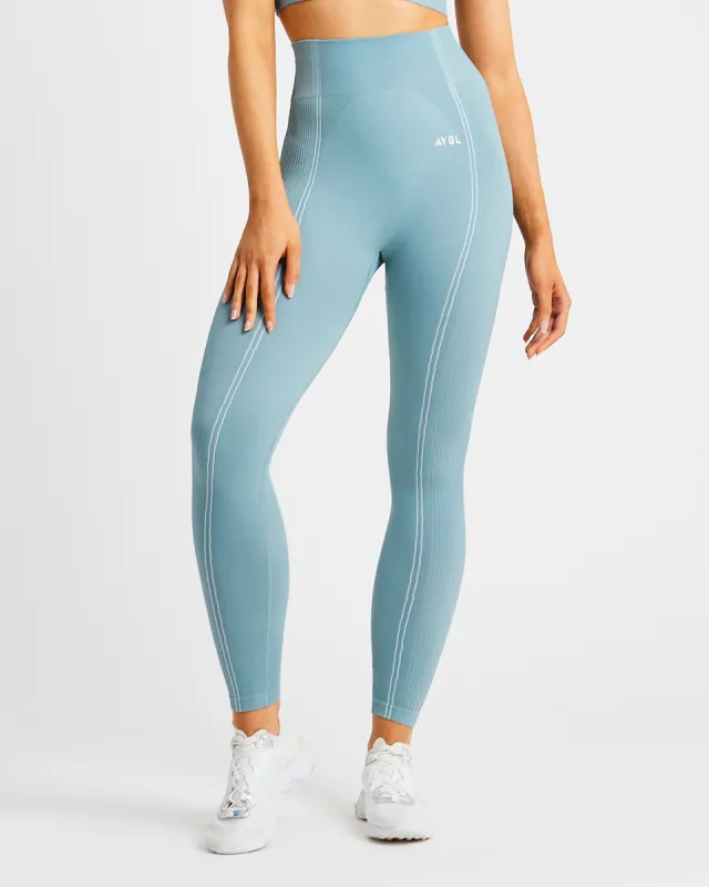 Reflex Seamless Leggings - Teal sold by AYBL