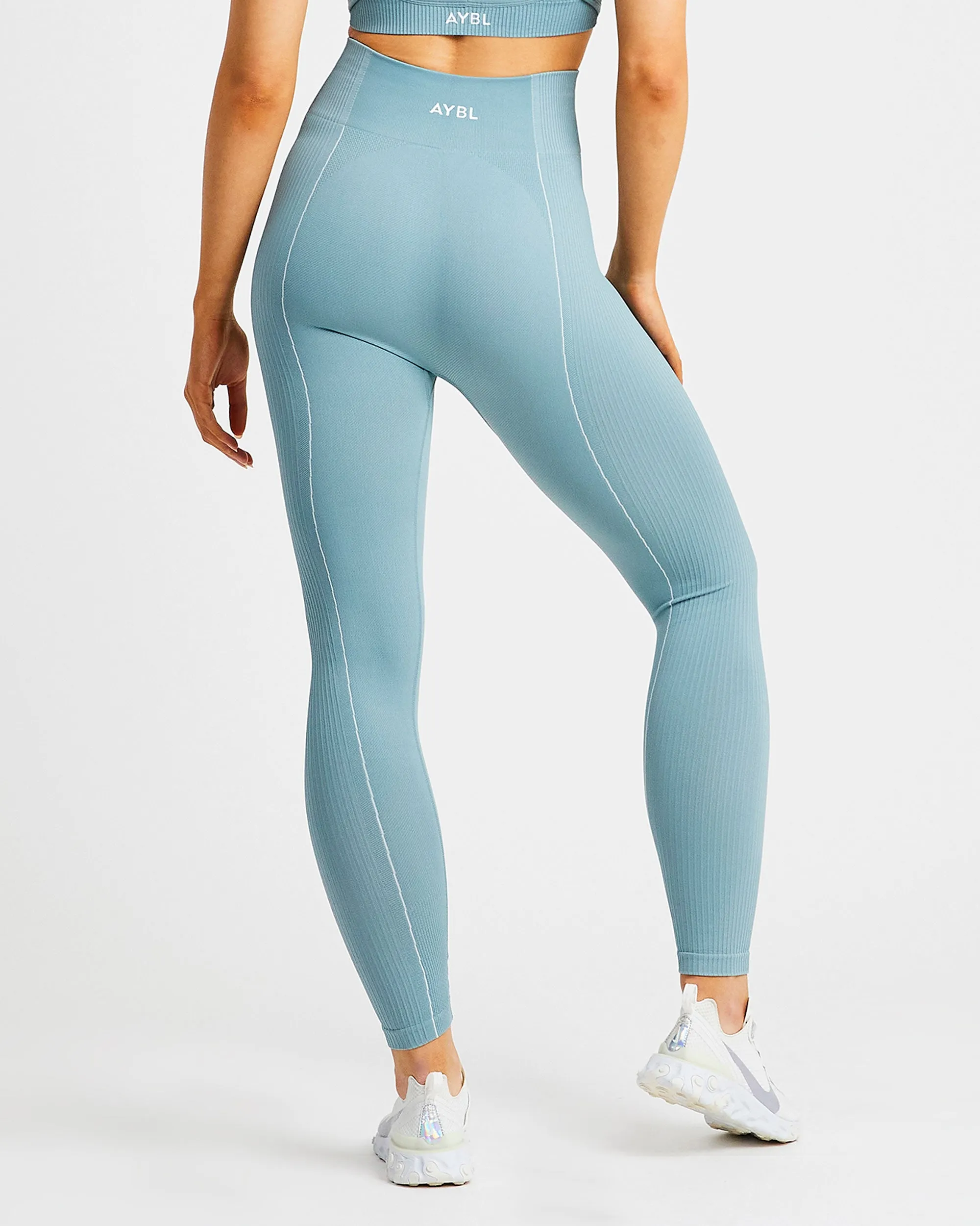 Reflex Seamless Leggings - Teal sold by AYBL product image thumbnail 2