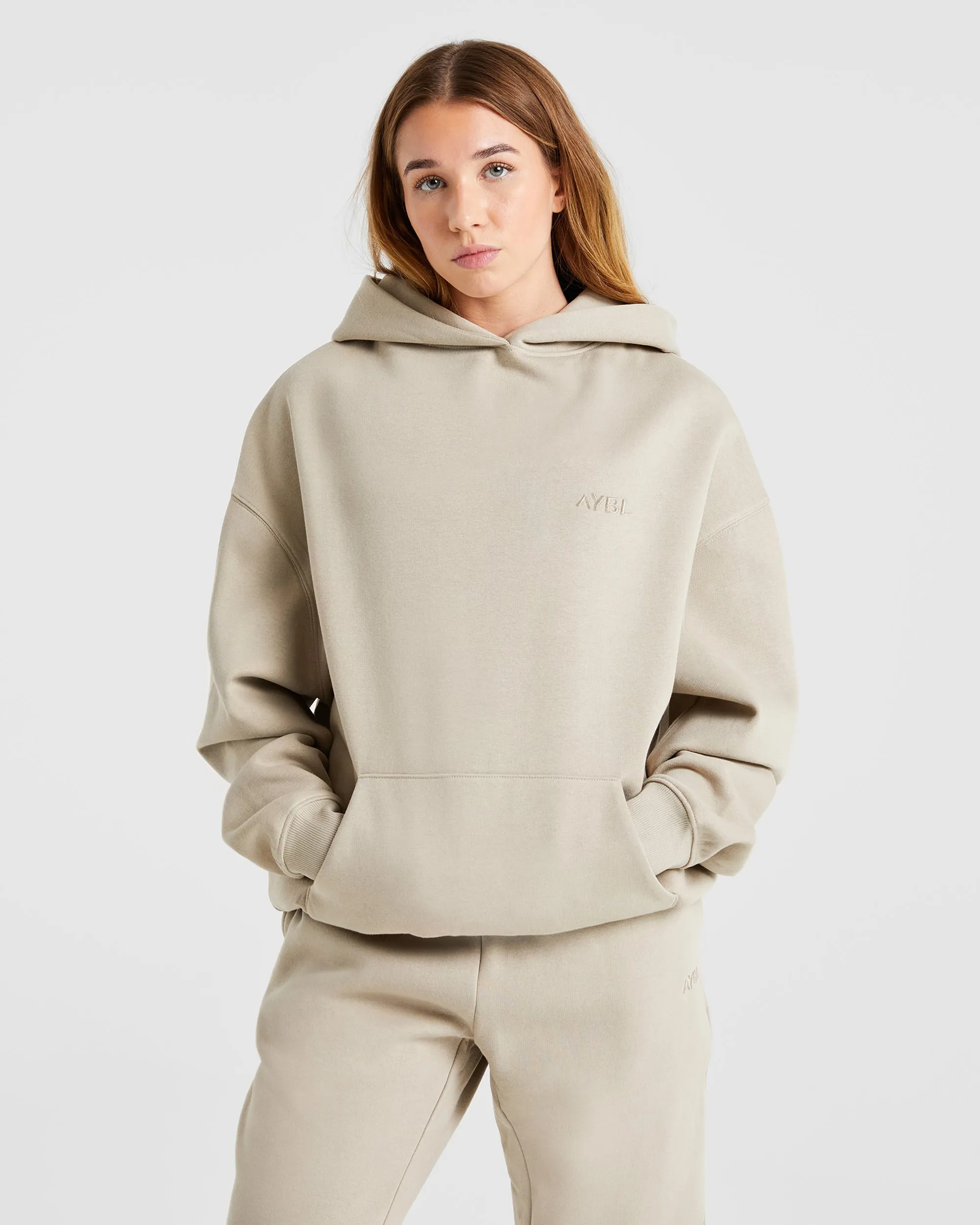 Premium Oversized Hoodie - Light Taupe sold by AYBL