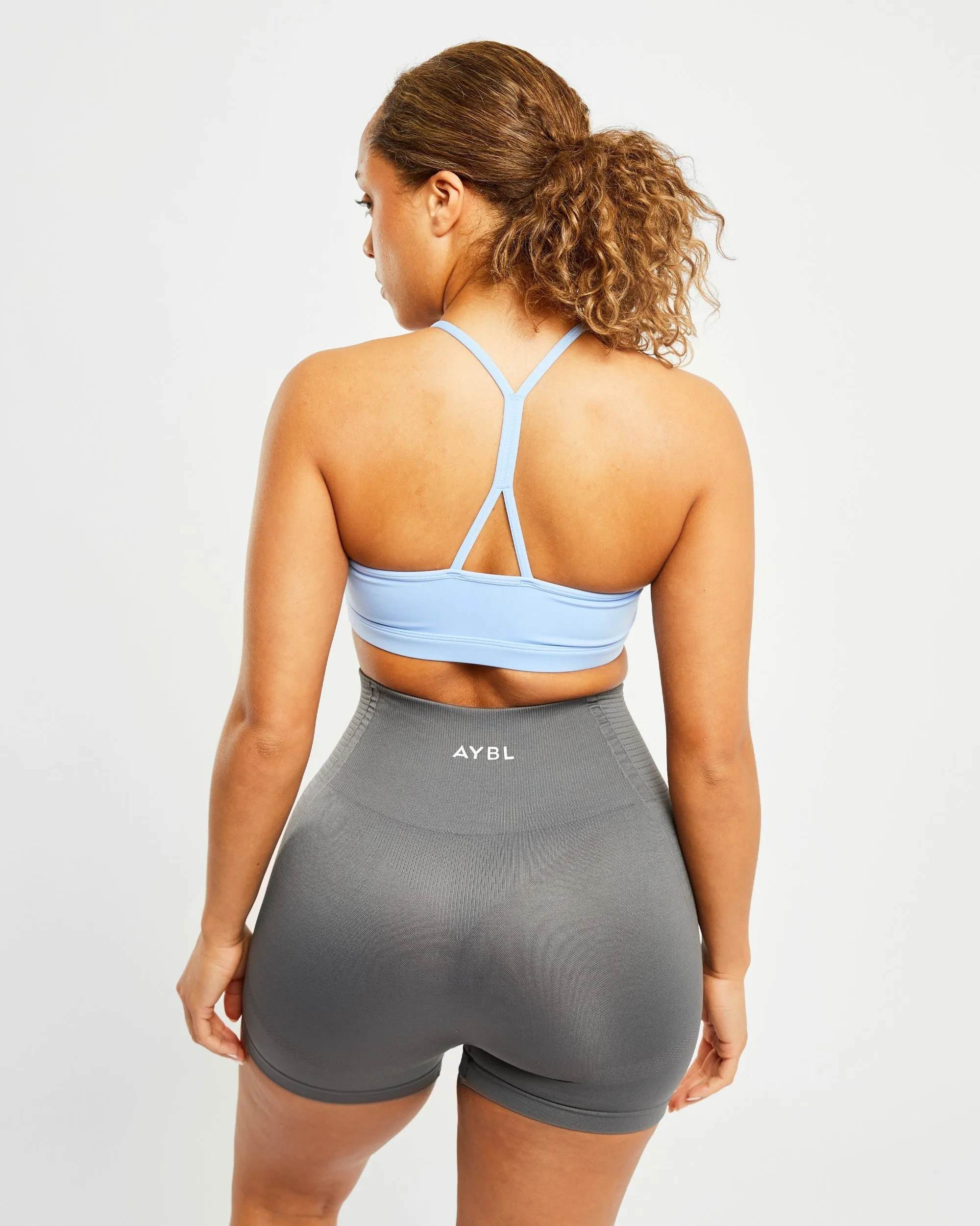 Essential Ruched Sports Bra - Powder Blue sold by AYBL product image thumbnail 2