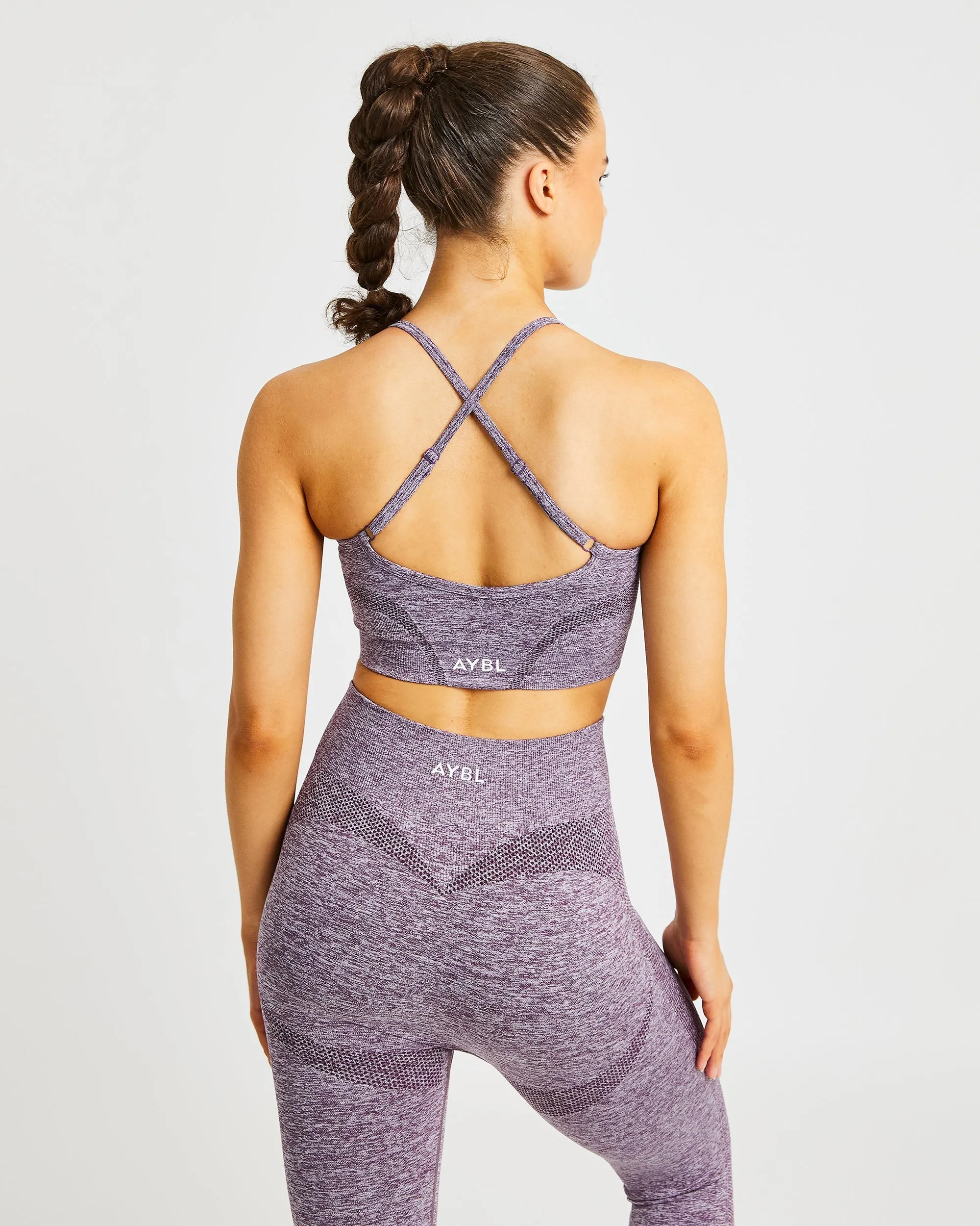 Motion Seamless Sports Bra - Purple sold by AYBL product image thumbnail 2
