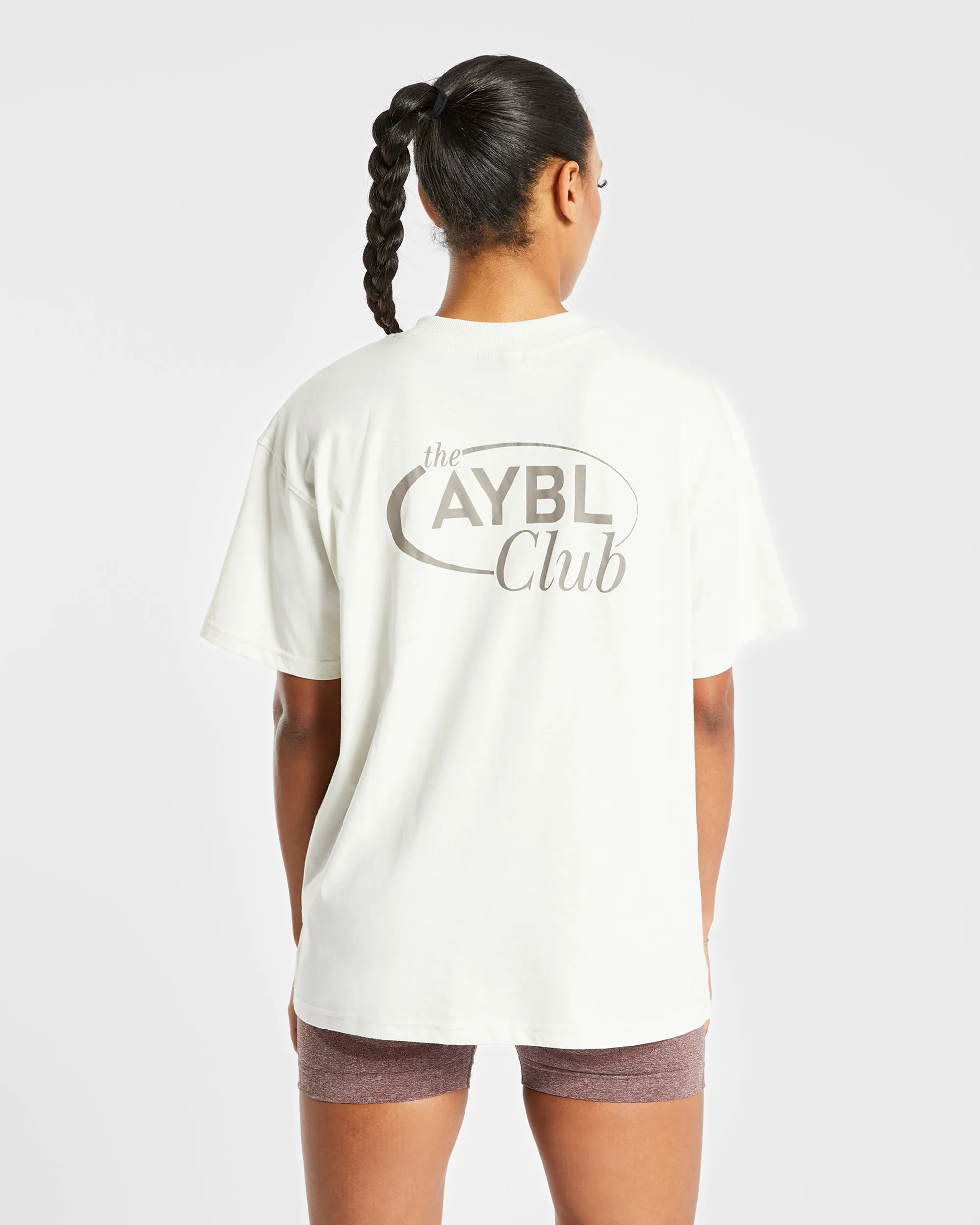 AYBL Club Oversized T Shirt - Off White sold by AYBL