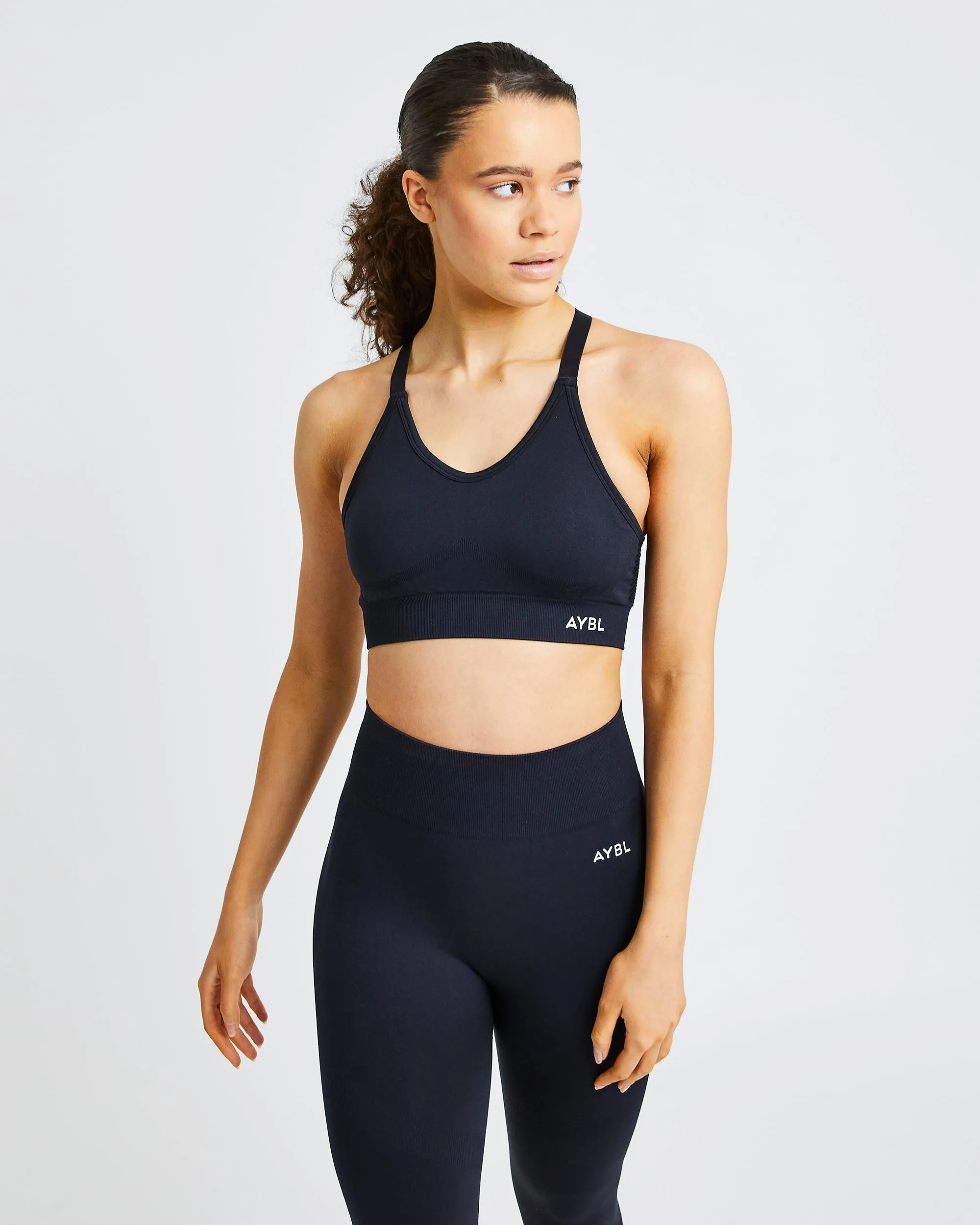Reform Seamless Sports Bra - Black sold by AYBL